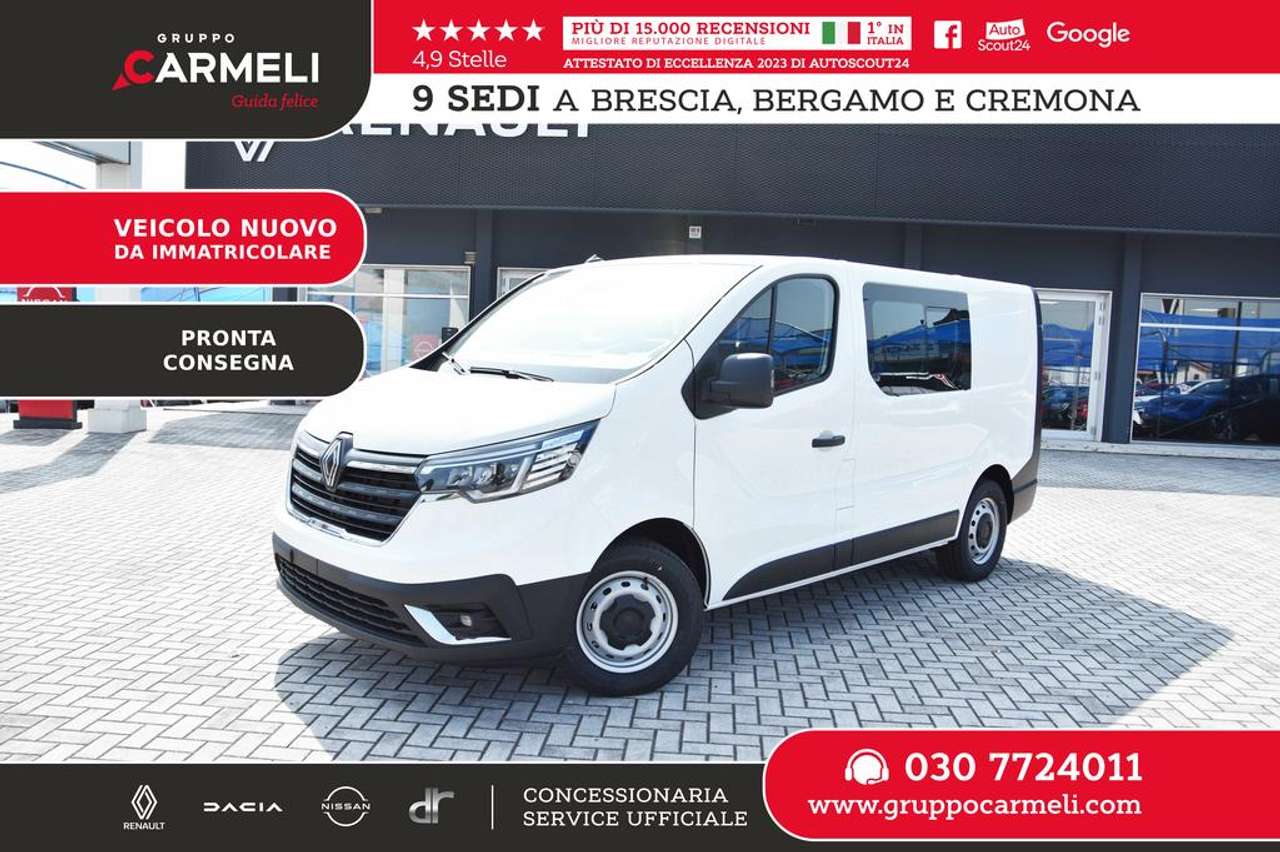 Renault Trafic van T27 2.0 blue dci 130cv L1H1 d.cab. -PRONTA