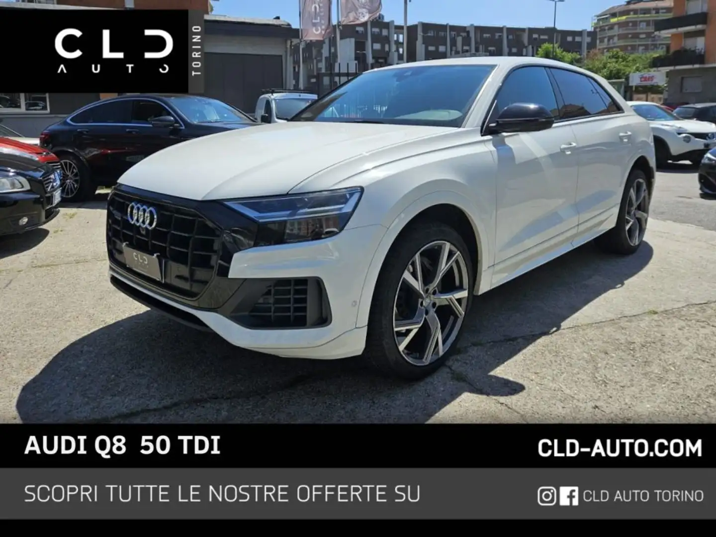 Audi Q8 50 TDI 286 CV quattro tiptronic White - 1