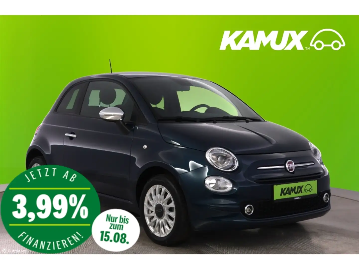 Fiat 500 1.0Mild-Hybrid+CARPLAY+KLIMA+PDC Blu/Azzurro - 1