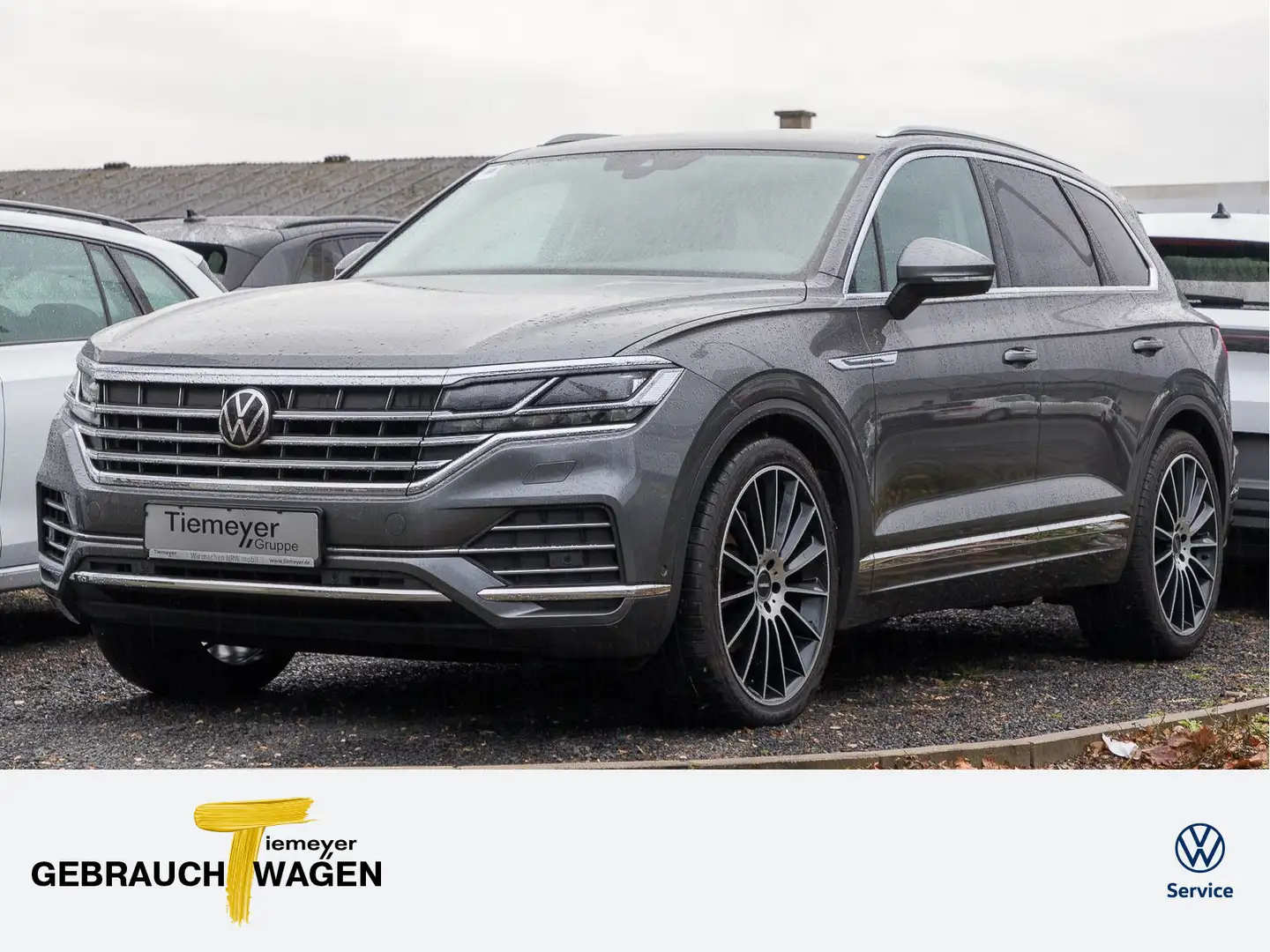 Volkswagen Touareg 3.0 TDI 4M ELEGANCE NAVI LUFT ST.HEIZ AH Grijs - 1