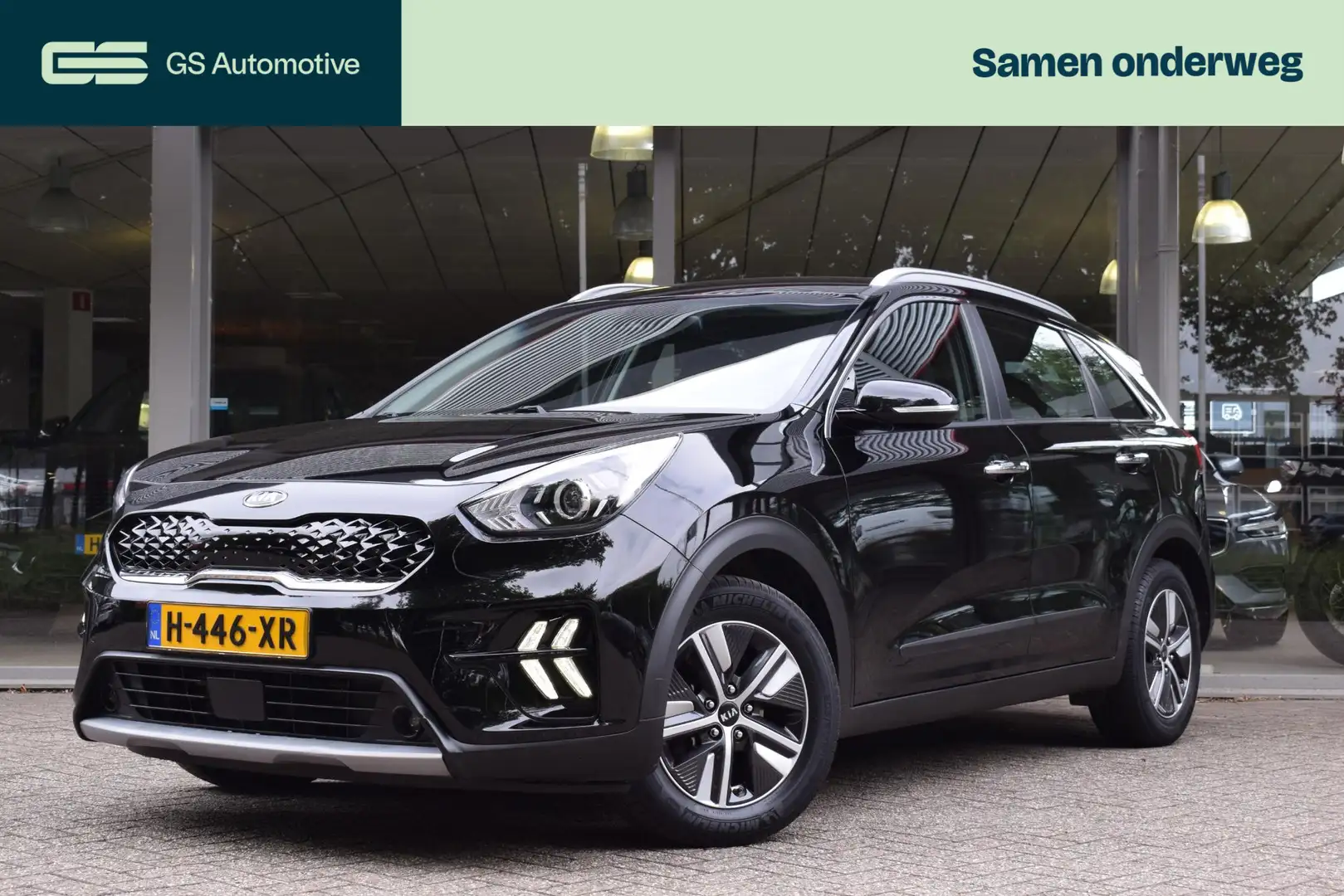 Kia Niro 1.6 GDi Hybrid DynamicLine Adapt cruise/cam/trekha Чорний - 1