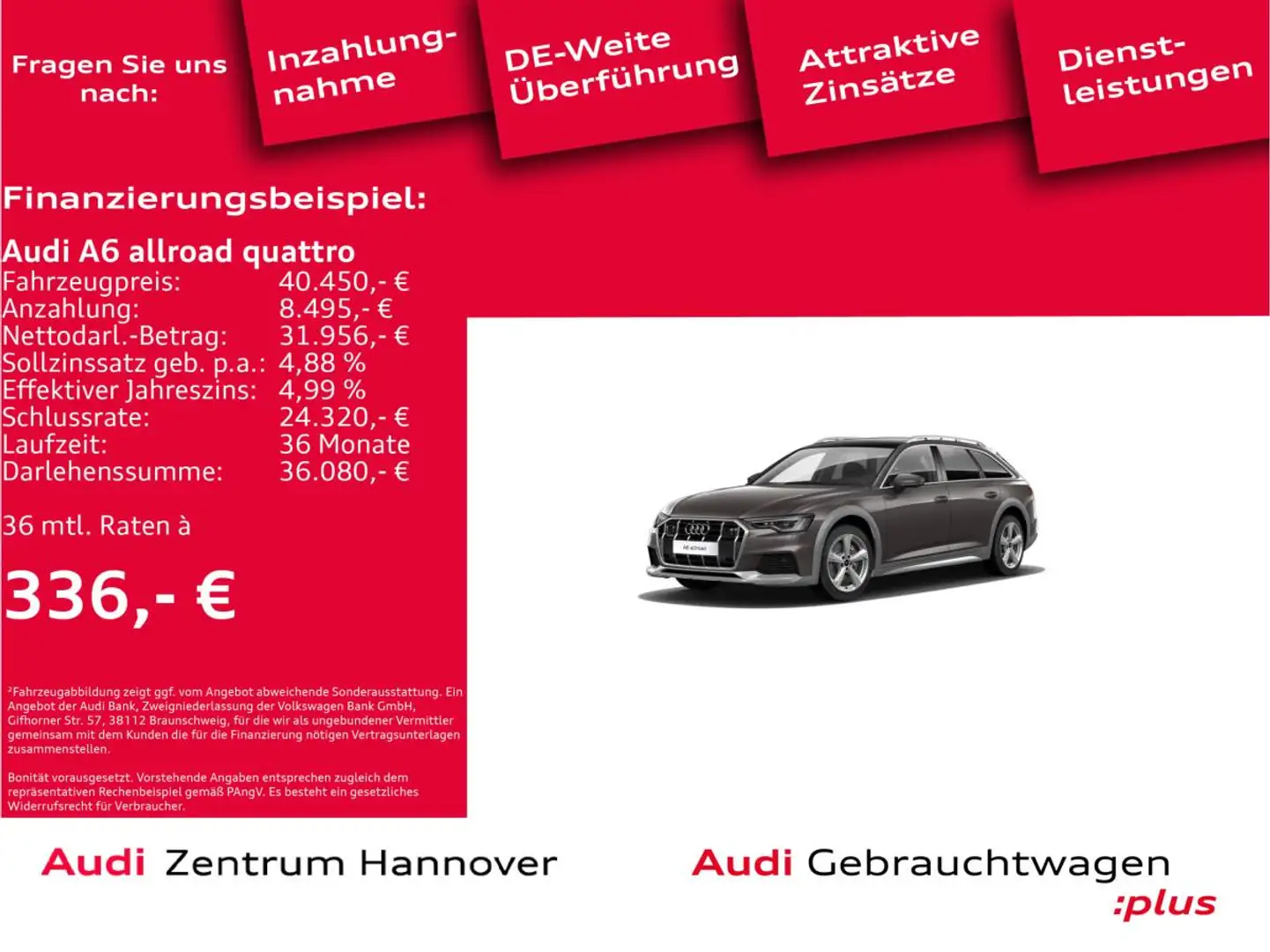 Audi A6 allroad 40 TDI qu. Head-Up Pano Luft B&O Matrix Braun - 2