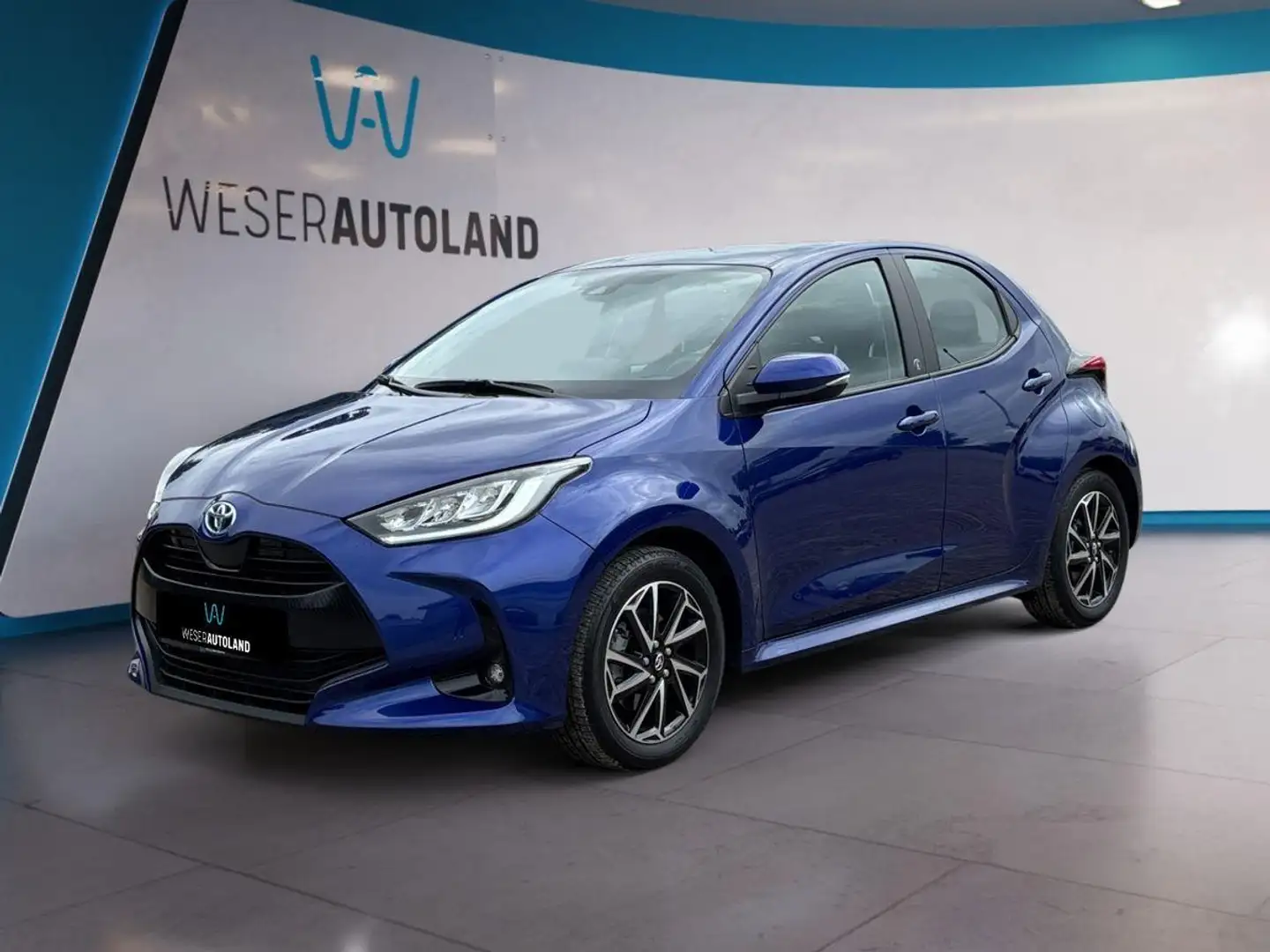 Toyota Yaris Hyb Team D LED SHZ 15 Jahre Garantie Blauw - 1
