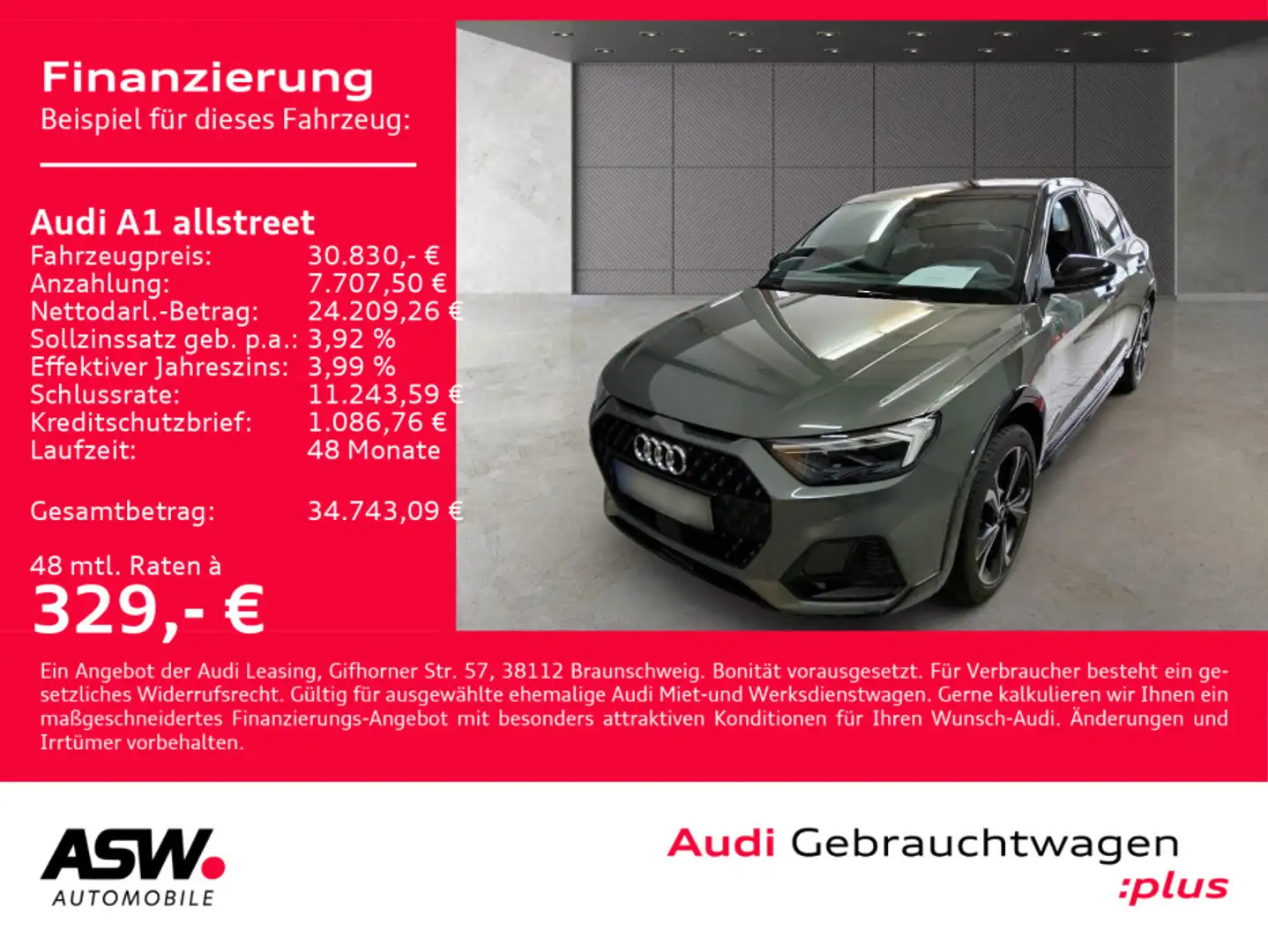 Audi A1 35TFSI Stronic LED Navi RFK ACC SHZ Grau - 1
