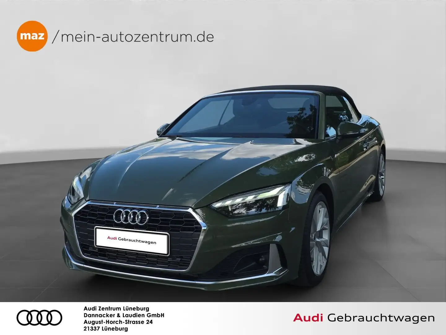 Audi A5 Cabriolet 40 2.0 TFSI advanced Alu Matrix-LED N Grün - 1