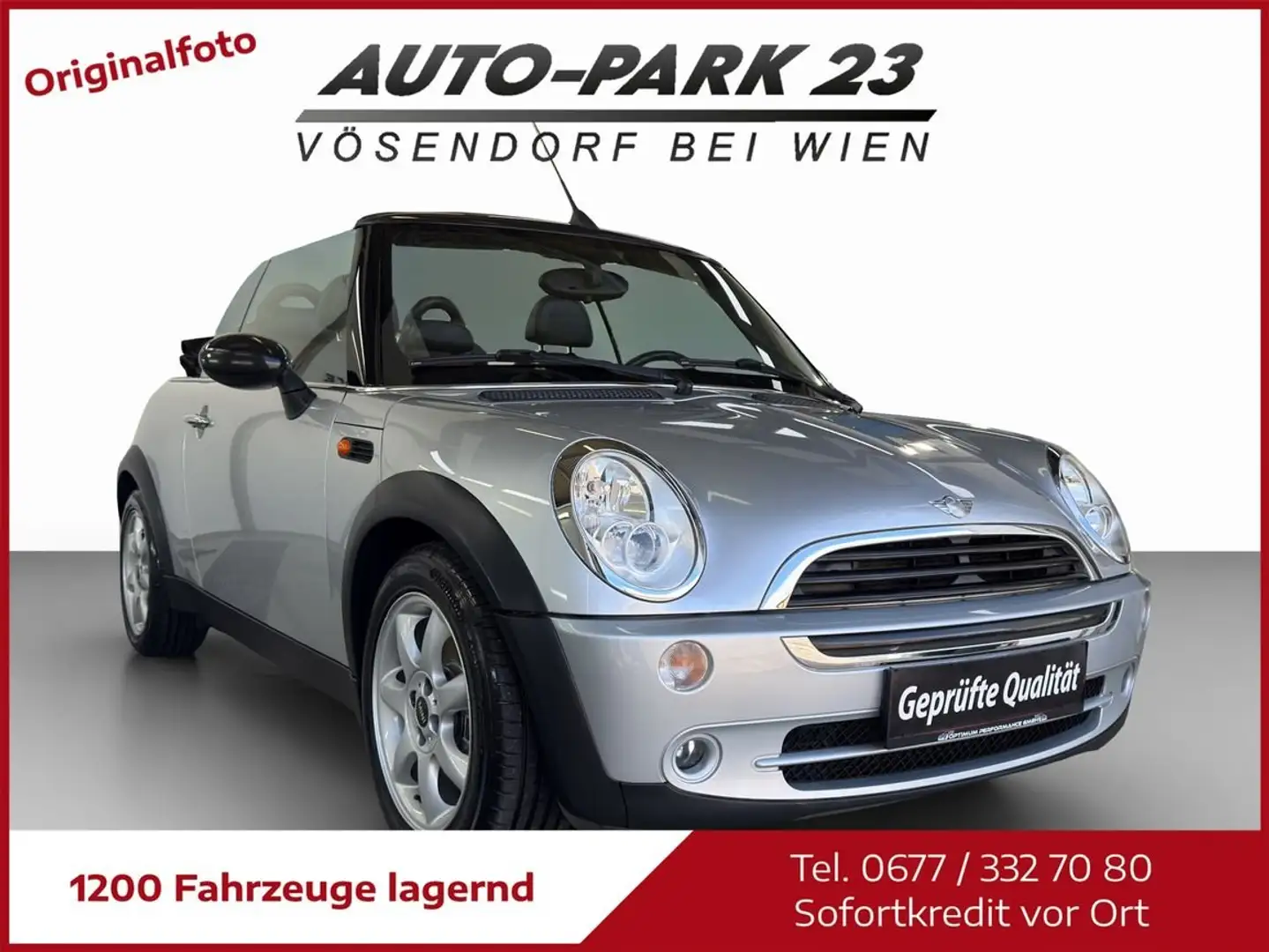 MINI One Cabrio Cabrio Austrian**NEUES-PICKERL 1/2027**MOD2008 Silber - 1