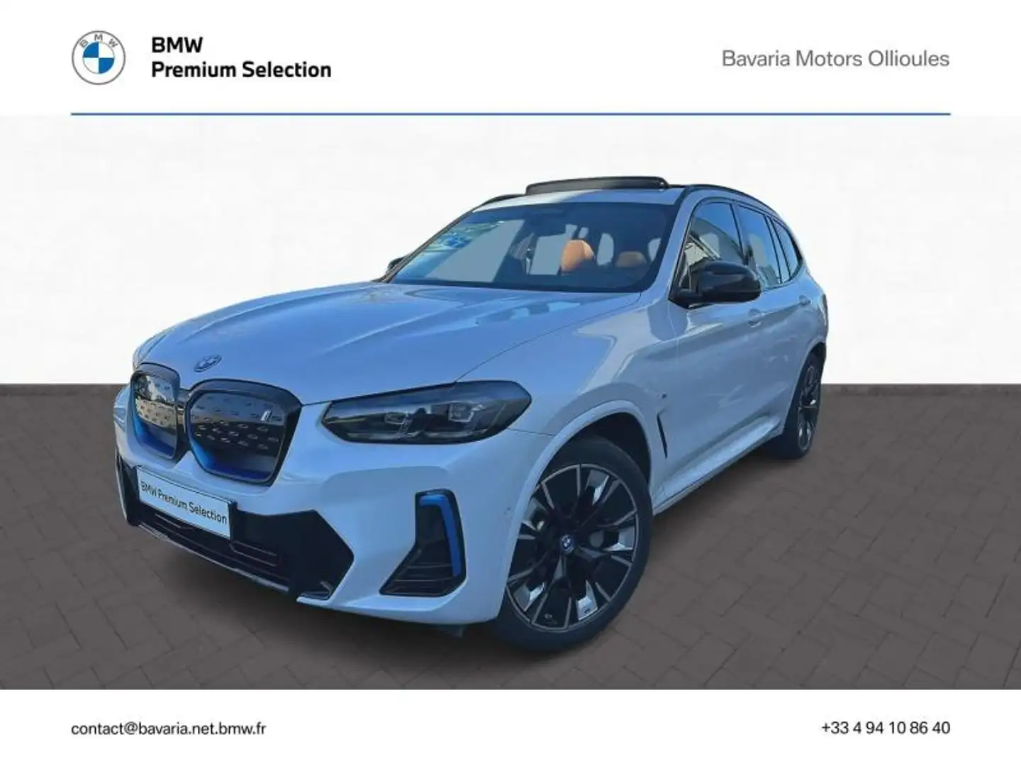BMW iX3 M sport 286ch Inspiring Blanc - 1