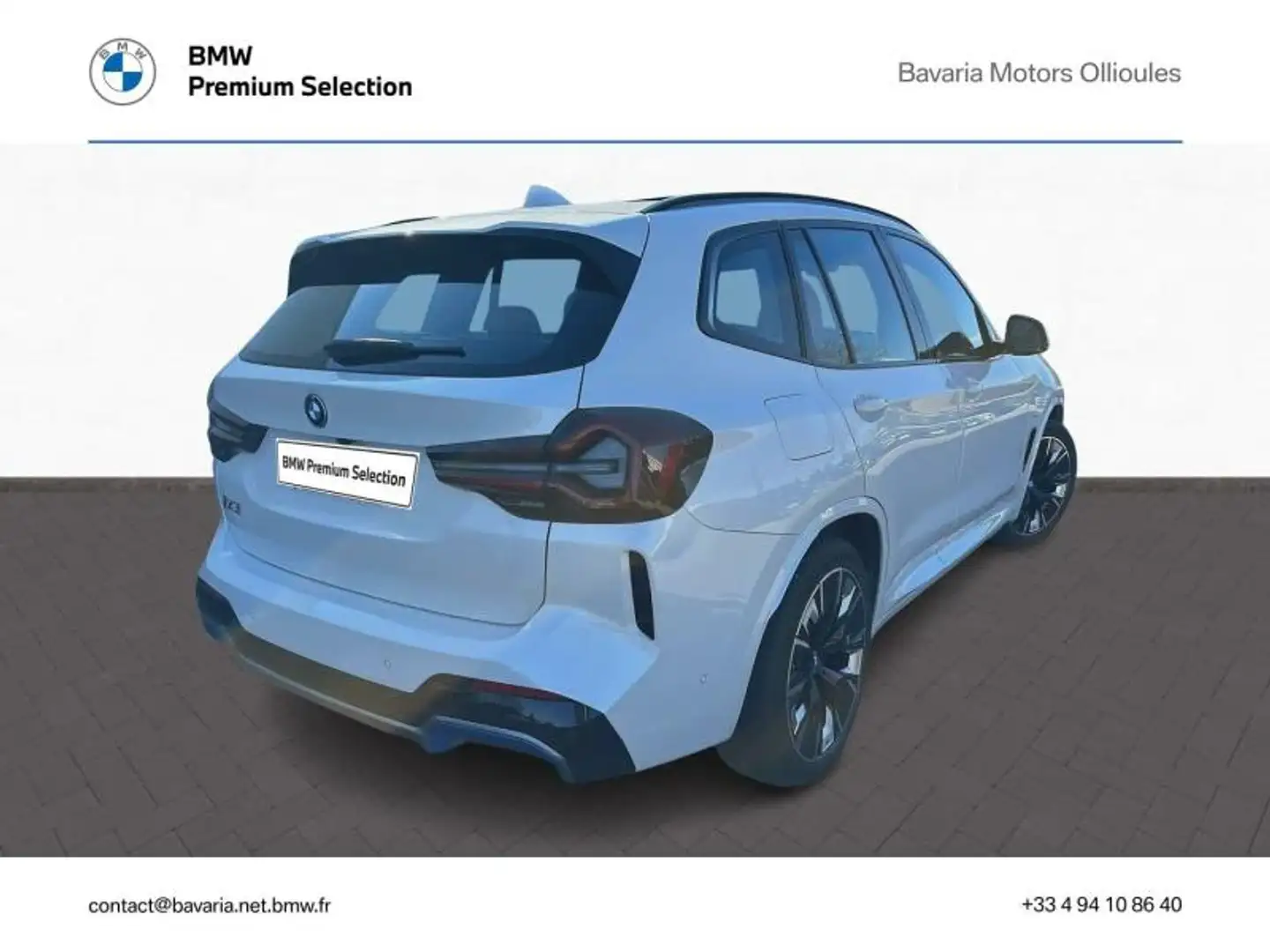 BMW iX3 M sport 286ch Inspiring Blanc - 2
