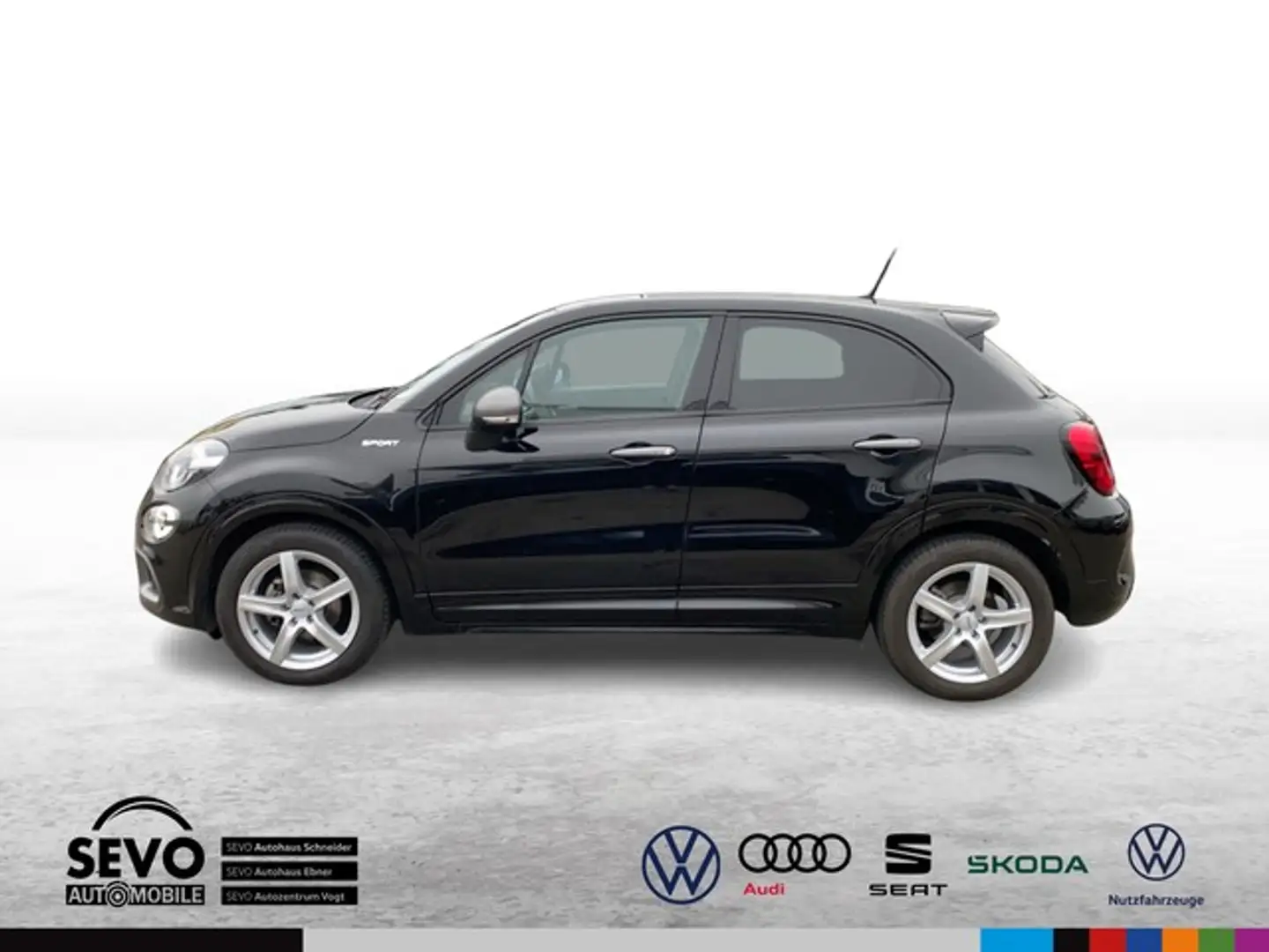 Fiat 500X 1.0 GSE Sport Schwarz - 2