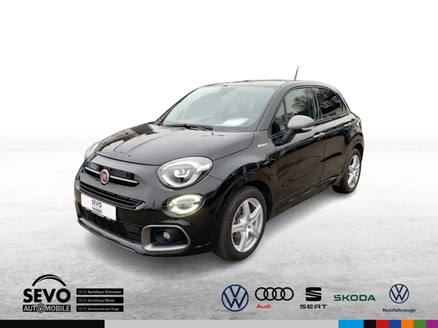 Fiat 500X 1.0 GSE Sport Schwarz - 1