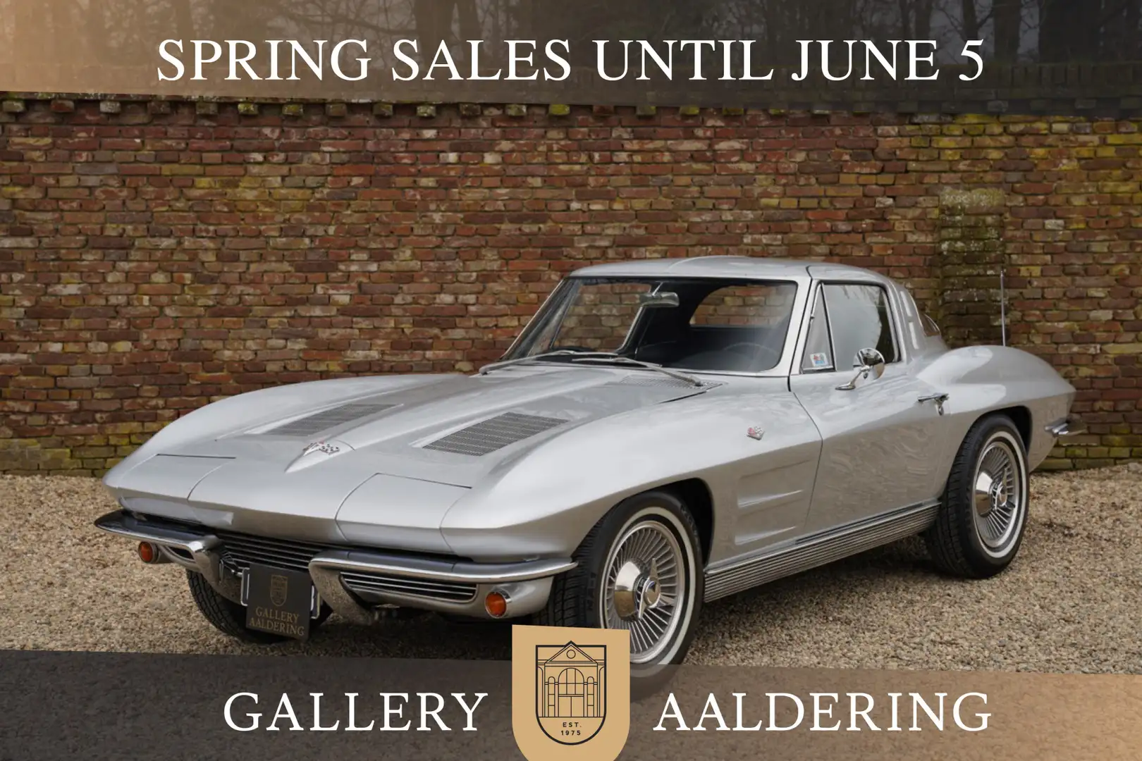 Corvette Stingray C2 Split-Window 327 Coupé PRICE REDUCTION Finished Silber - 1
