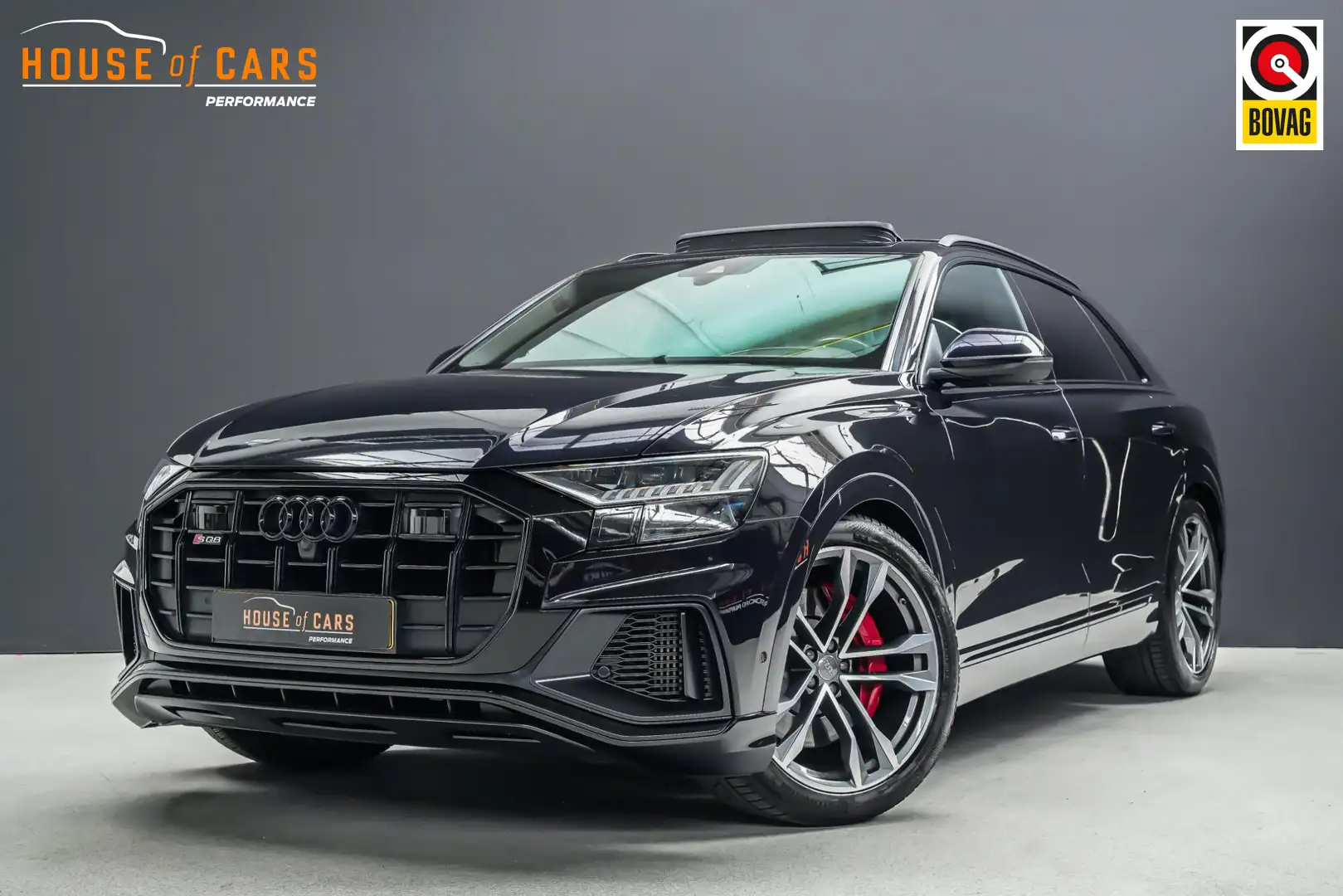 Audi SQ8 4.0 V8 TDI quattro |pano|RS-stoelen|HUD|B&O|luchtv Zwart - 1