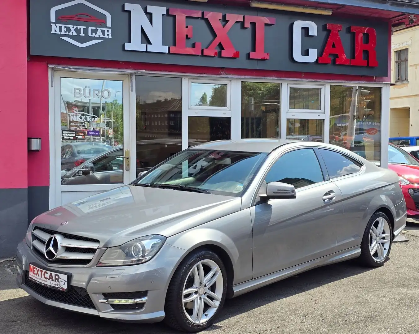 Mercedes-Benz C 200 CGI|Auto|AMG-Line|Navi|Coupe Argent - 2