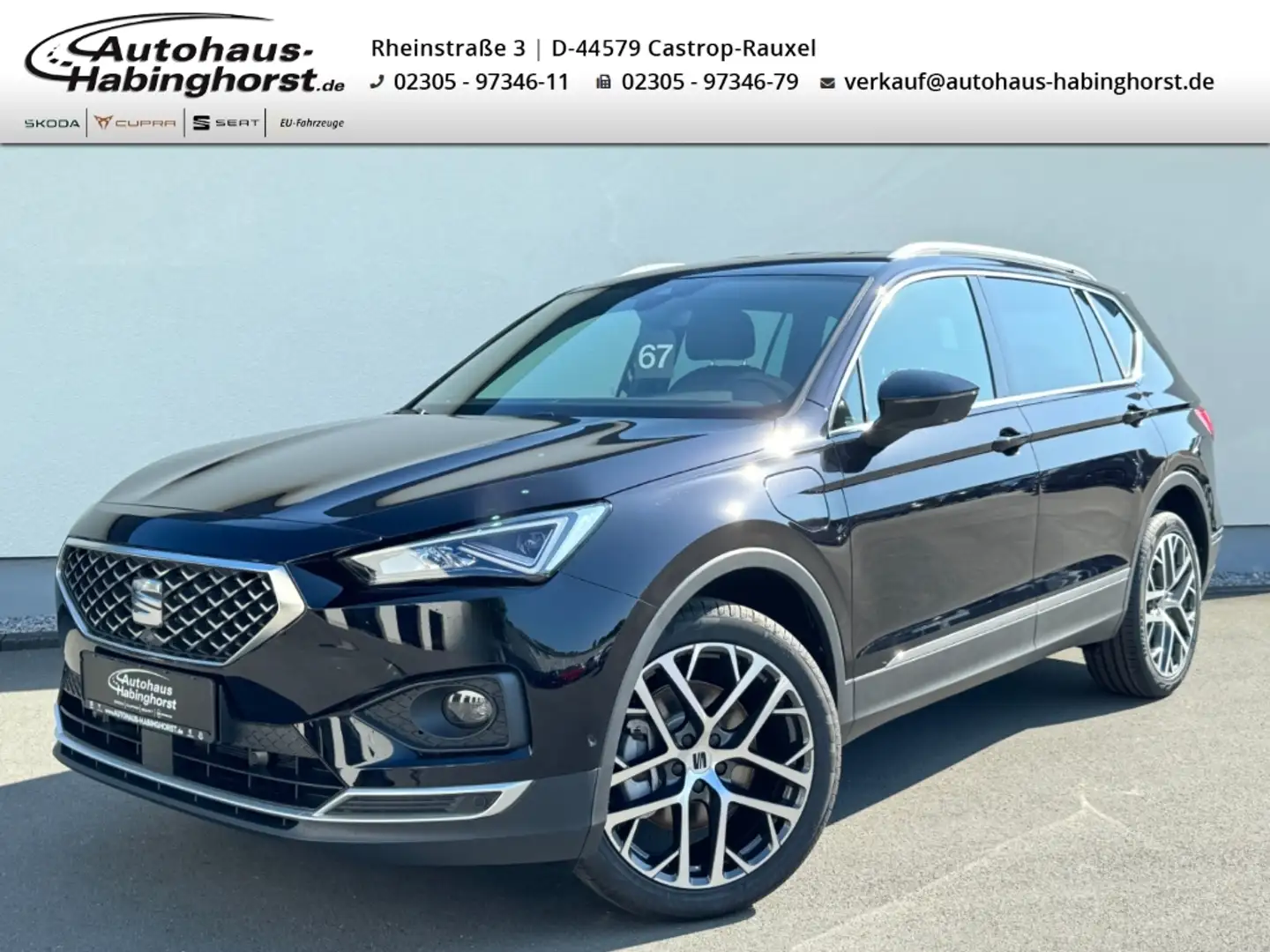 SEAT Tarraco 1.4 e-Hybrid DSG Xperience 360 DCC AHK ParkAssist Černá - 1