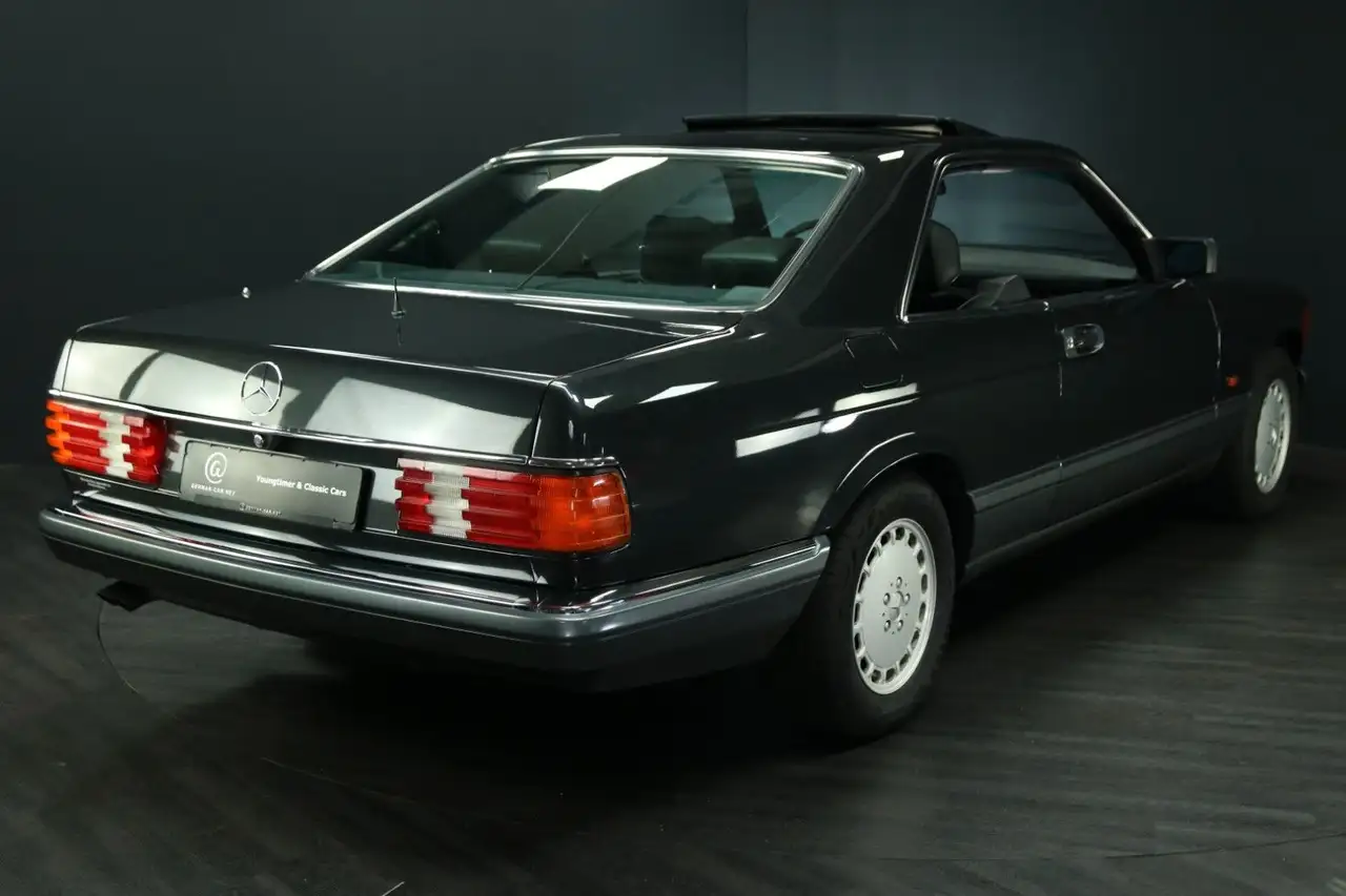 Mercedes-Benz 560 SEC, Schweiz,96 tkm, Scheckheft, Airbag, foto 2