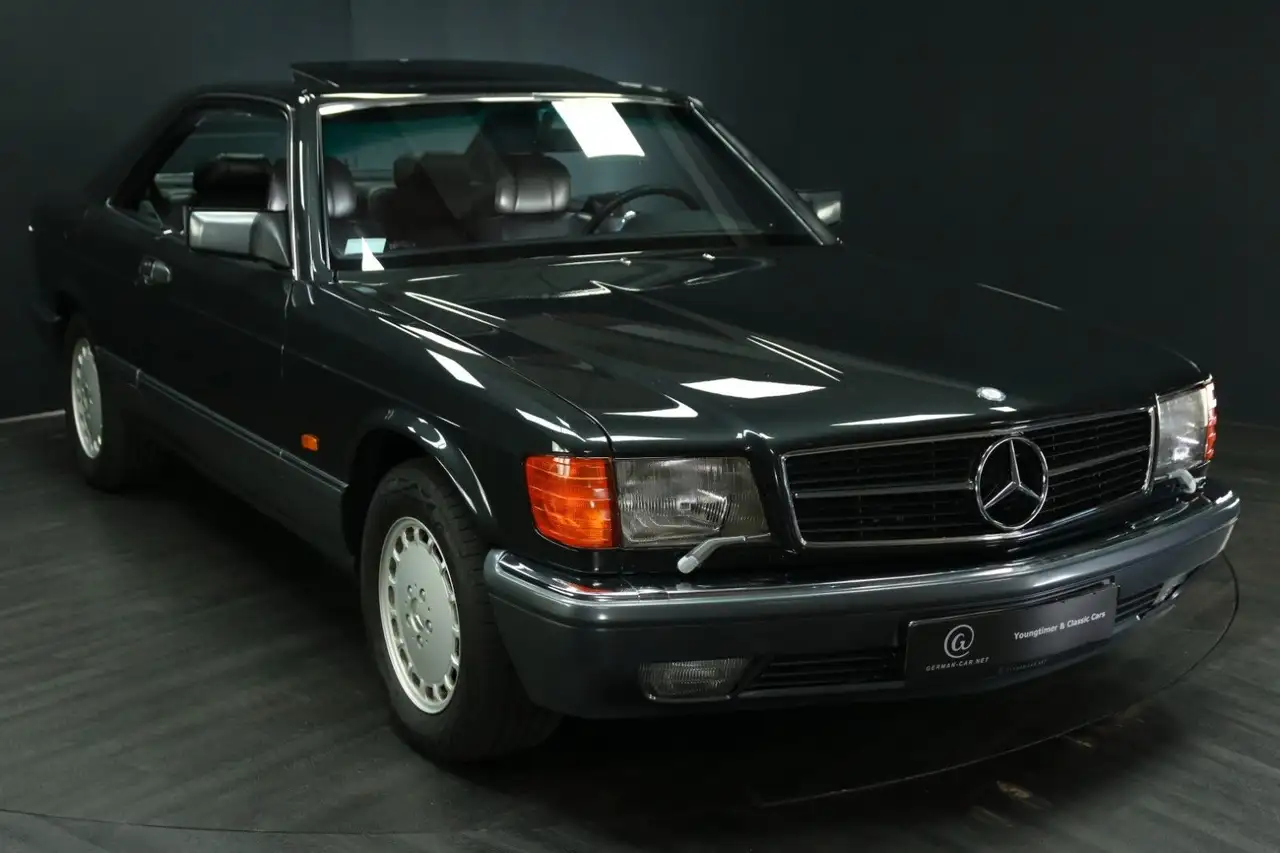 Mercedes-Benz 560 SEC, Schweiz,96 tkm, Scheckheft, Airbag, foto 5