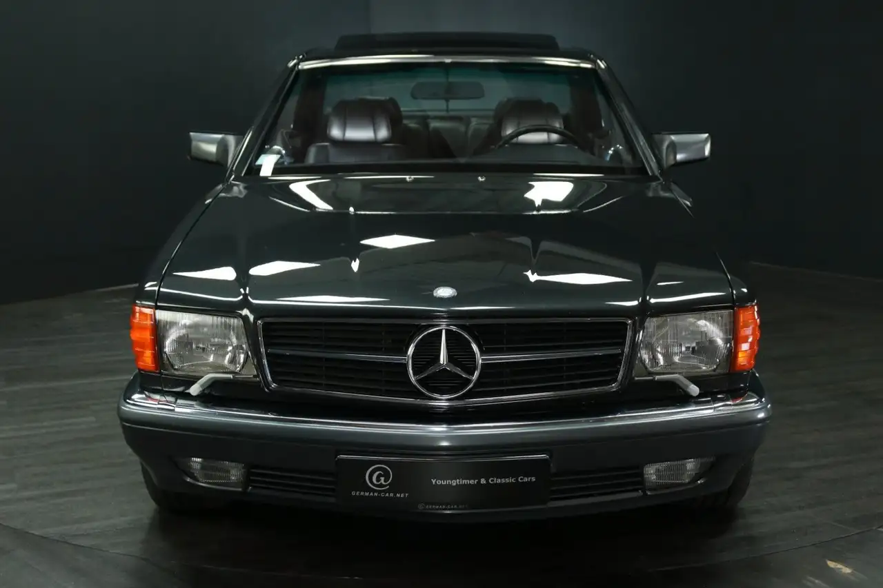 Mercedes-Benz 560 SEC, Schweiz,96 tkm, Scheckheft, Airbag, foto 3