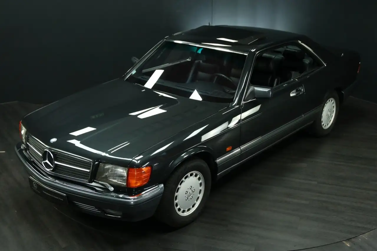 Mercedes-Benz 560 SEC, Schweiz,96 tkm, Scheckheft, Airbag, foto 9
