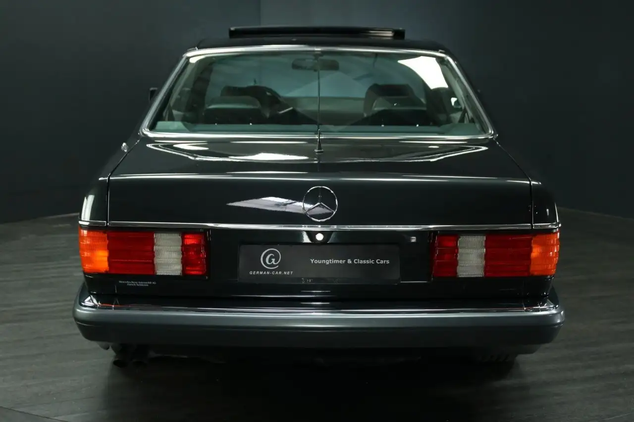 Mercedes-Benz 560 SEC, Schweiz,96 tkm, Scheckheft, Airbag, foto 4