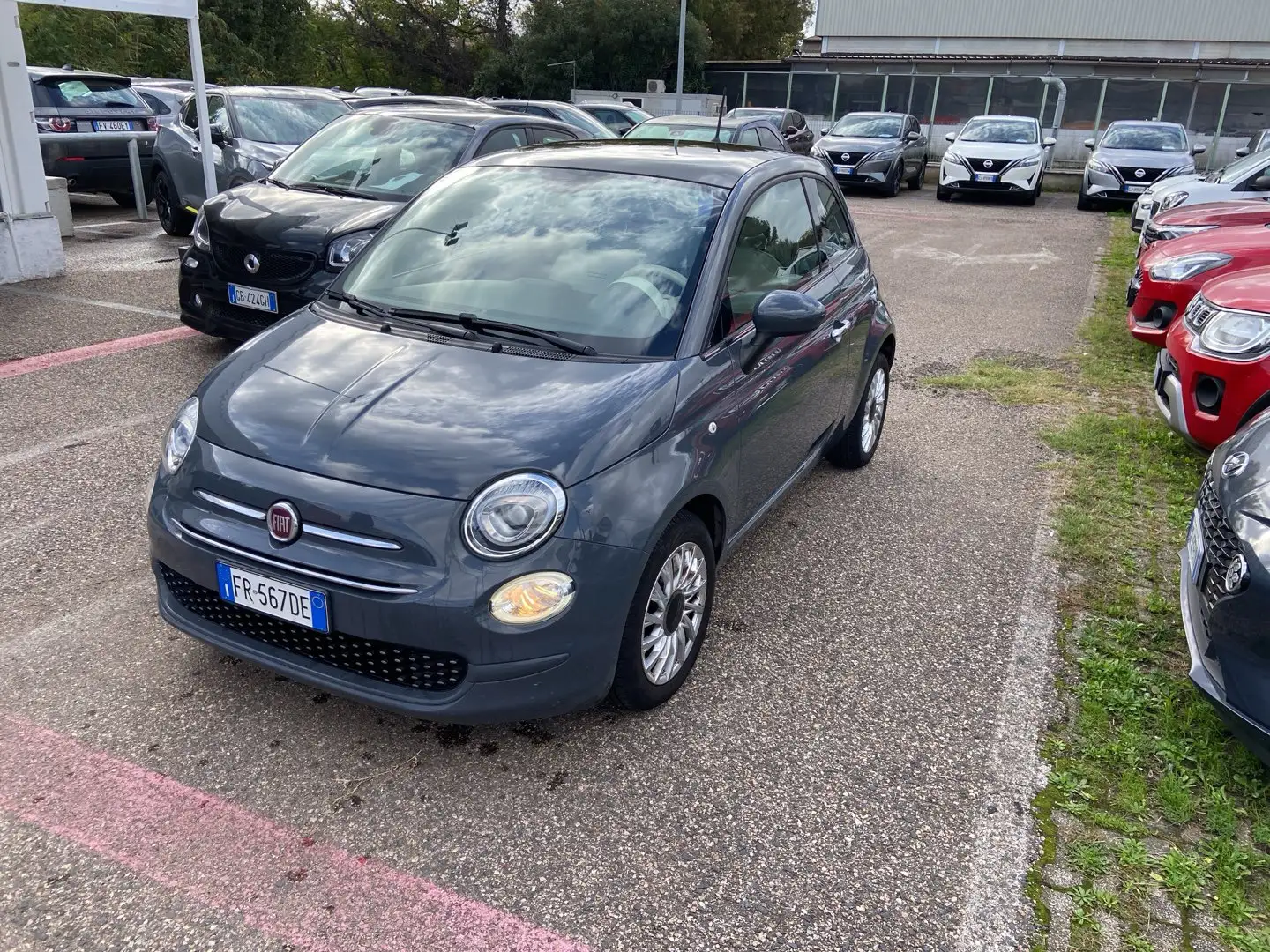 Fiat 500 500 1.2 Lounge Grijs - 1