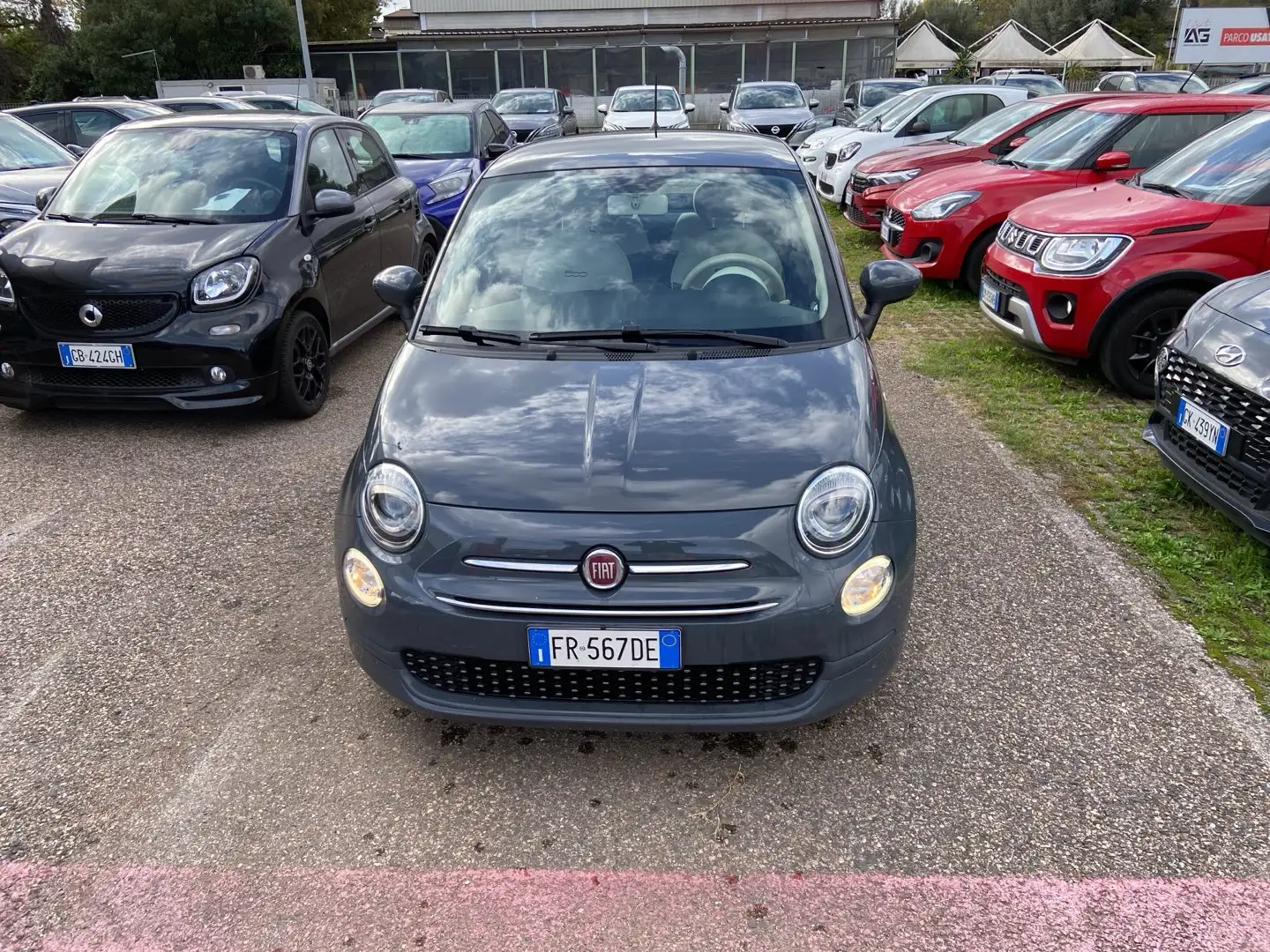 Fiat 500 500 1.2 Lounge Grijs - 2