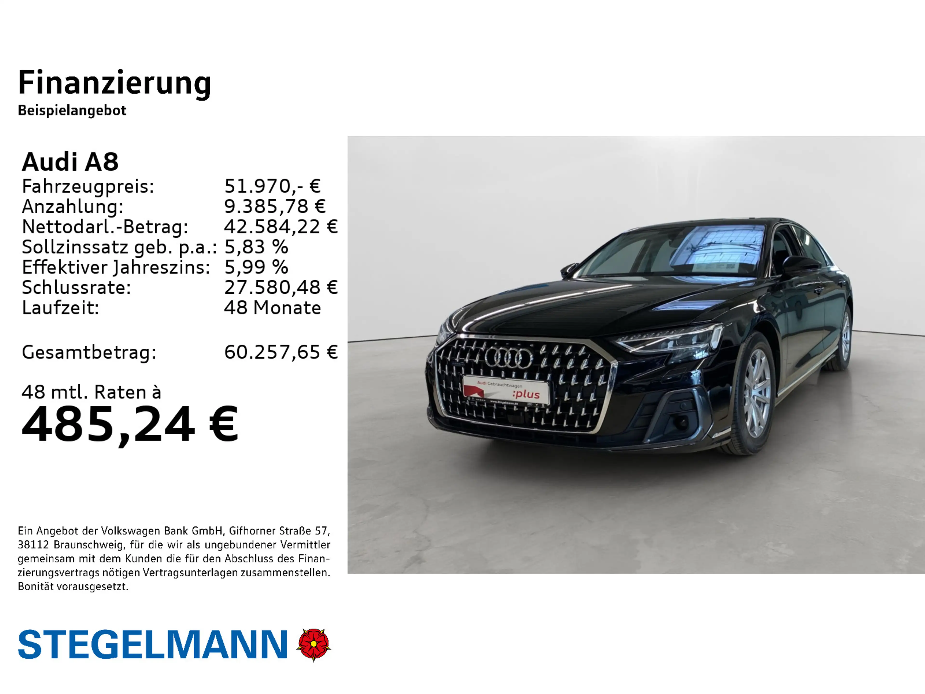 Audi A8 50 TDI Allradlenkung*AHK*Matrix — photo 2
