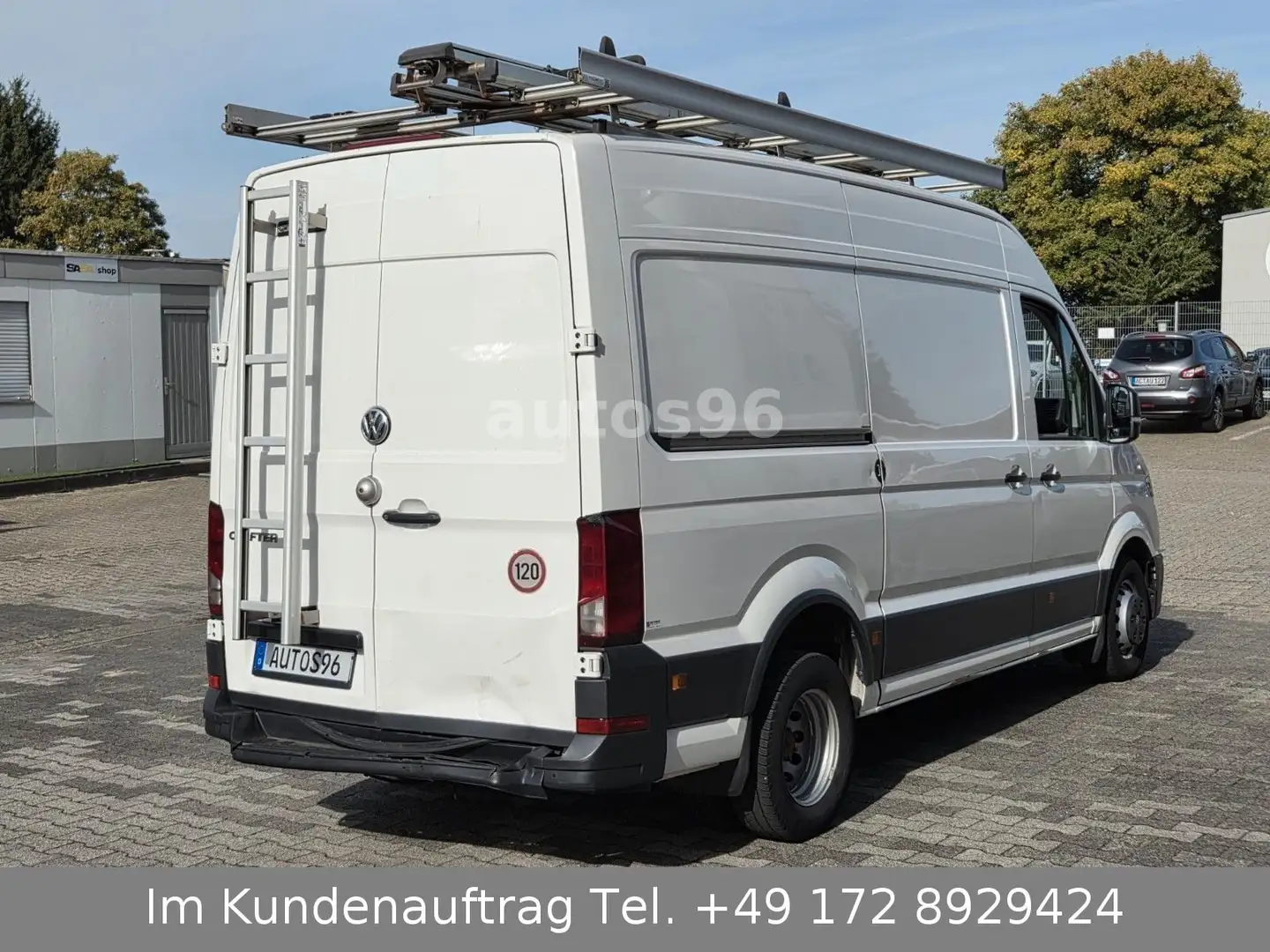 Volkswagen Crafter Automatik 1. Hand Zwillingsbereifung Blanc - 2