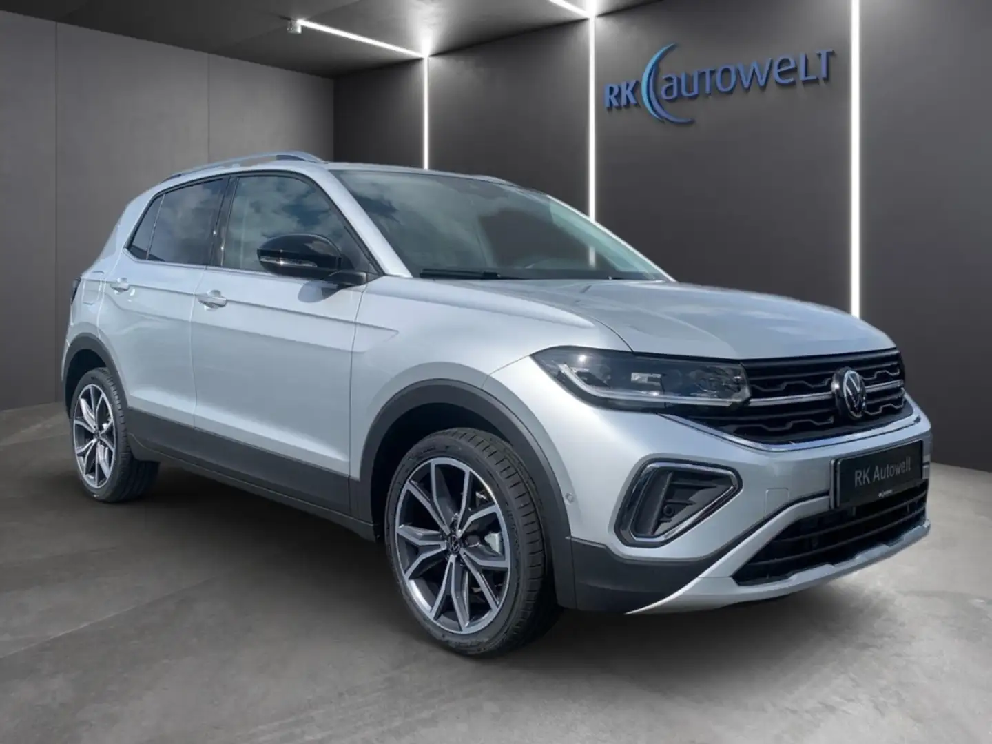 Volkswagen T-Cross Style 1.0 l TSI DSG AHK-abnehmbar Navi Silber - 2