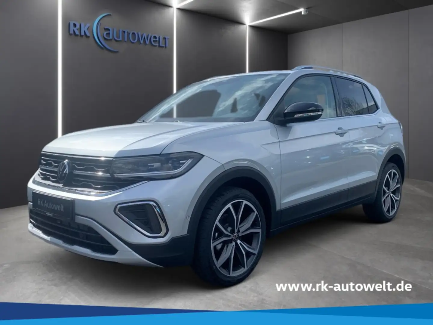 Volkswagen T-Cross Style 1.0 l TSI DSG AHK-abnehmbar Navi Silber - 1
