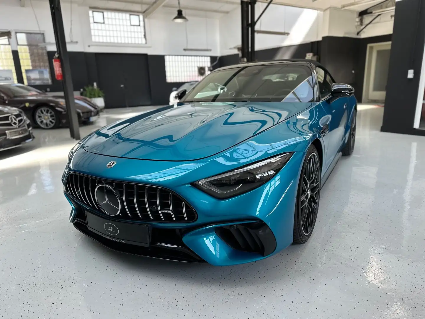 Mercedes-Benz SL 63 AMG 4MATIC/LIFT/360°/HEAD-UP/BURMESTER Modrá - 1