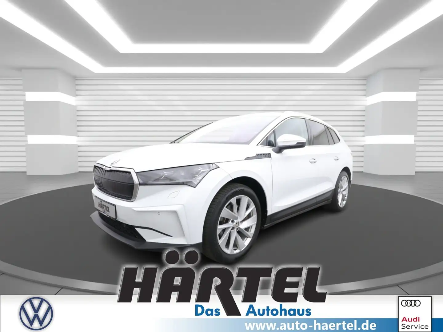 Skoda Enyaq IV 80 77 KWH AUTOMATIK (+ACC-RADAR) Navi LED Weiß - 1