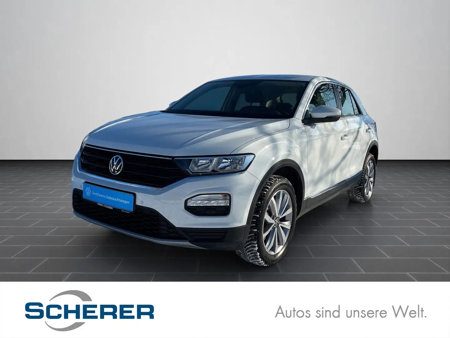 Volkswagen T-Roc 1.0 TSI Style Navi+PDC+Climatr+17" Weiß - 1