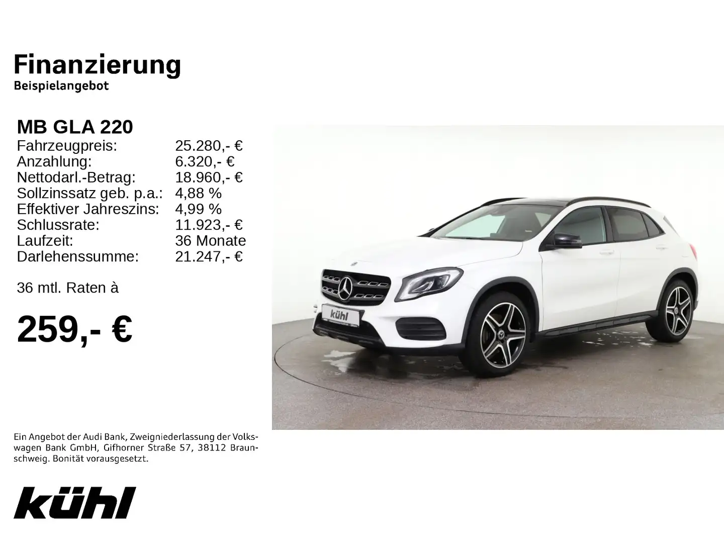Mercedes-Benz GLA 220 CDI 4Matic AMG Line Bílá - 2
