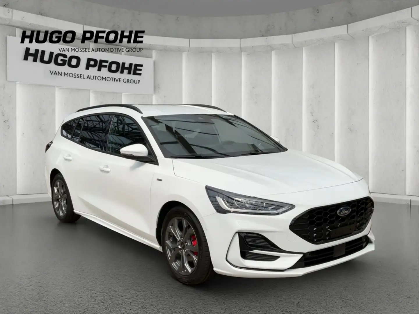 Ford Focus ST-Line 1.0 EcoBoost Hybrid 92kW Turnier. 5-türig Weiß - 2
