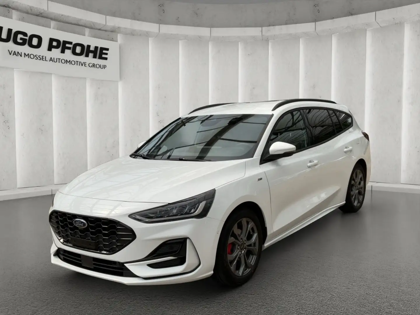 Ford Focus ST-Line 1.0 EcoBoost Hybrid 92kW Turnier. 5-türig Weiß - 1