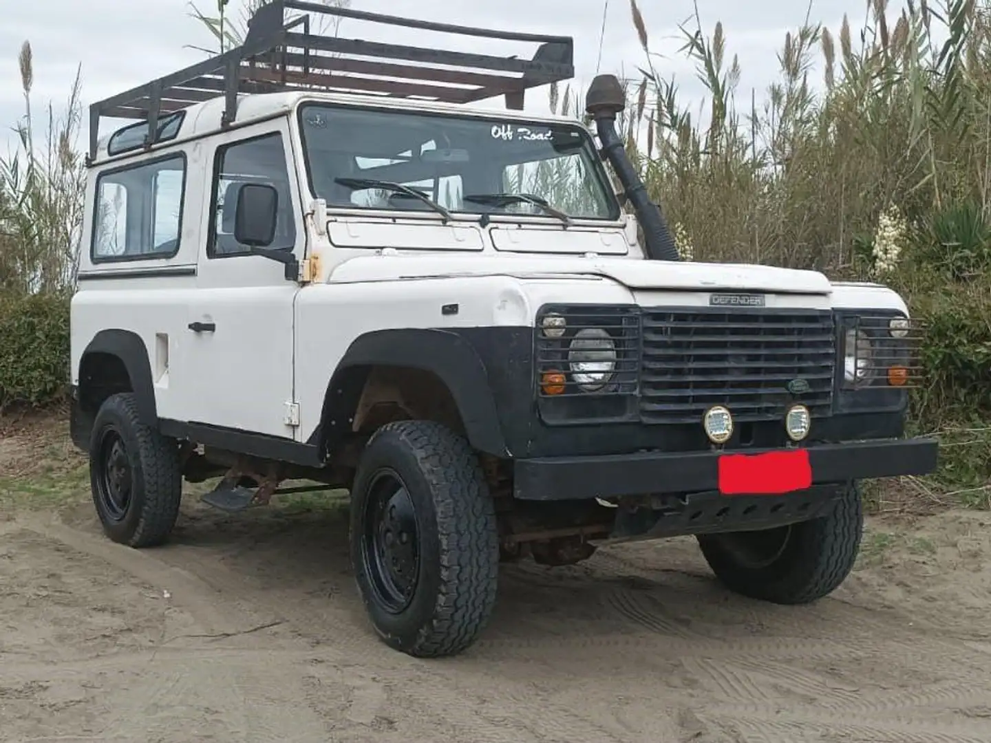 Land Rover Defender Defender 90 2.5 tdi Hard top Білий - 1