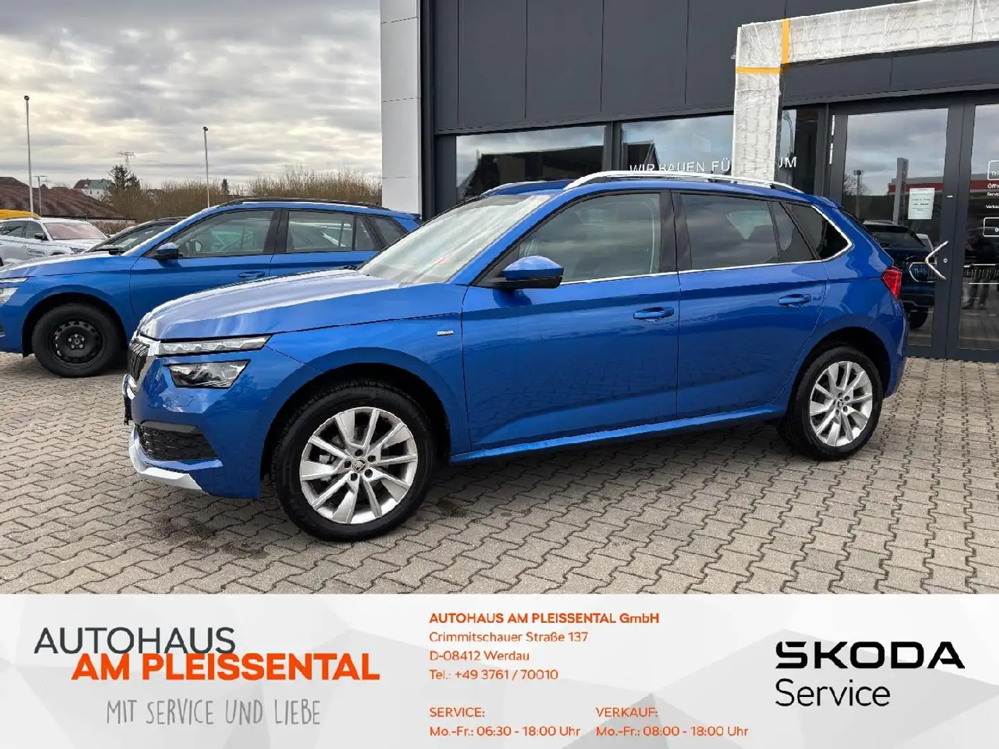 Skoda Kamiq Kamiq 1.0 TSI Clever *Navi*beh.WSS*LED* Bleu - 1