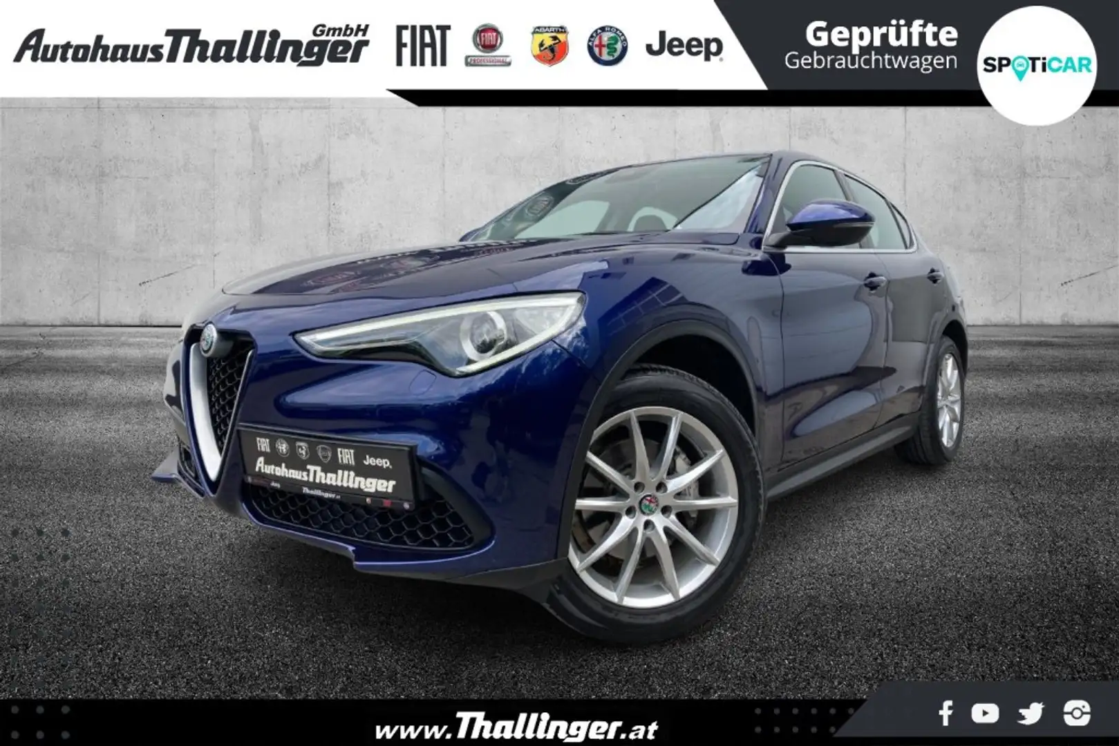 Alfa Romeo Stelvio Super 280 PS AWD AUT **AKTION** Blau - 1