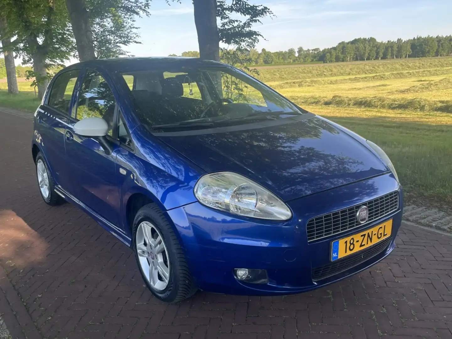 Fiat Grande Punto 1.4 GP 2008 5-Deurs Airco Apk 6-2026 Blu/Azzurro - 2