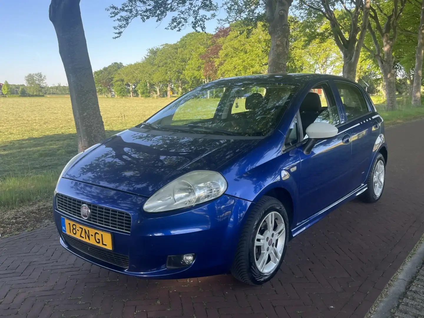 Fiat Grande Punto 1.4 GP 2008 5-Deurs Airco Apk 6-2026 Blu/Azzurro - 1