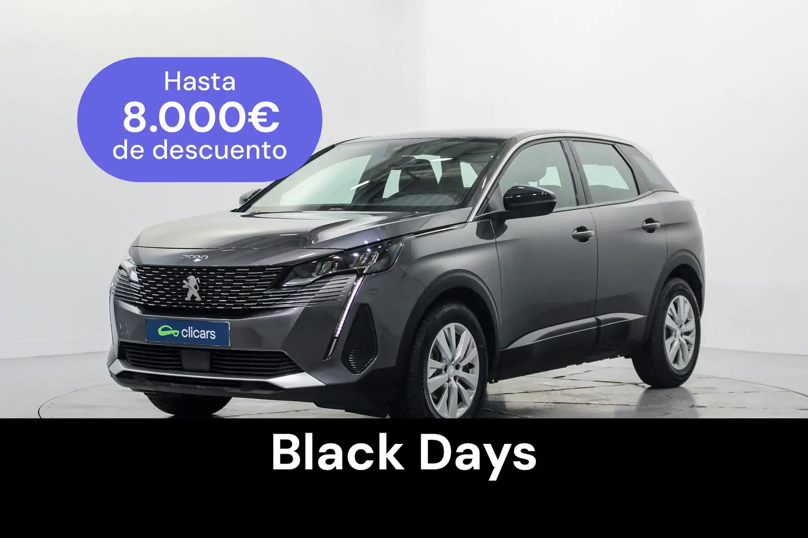 Peugeot 3008 1.5BlueHDi Active Pack S&S 130 Gris - 1