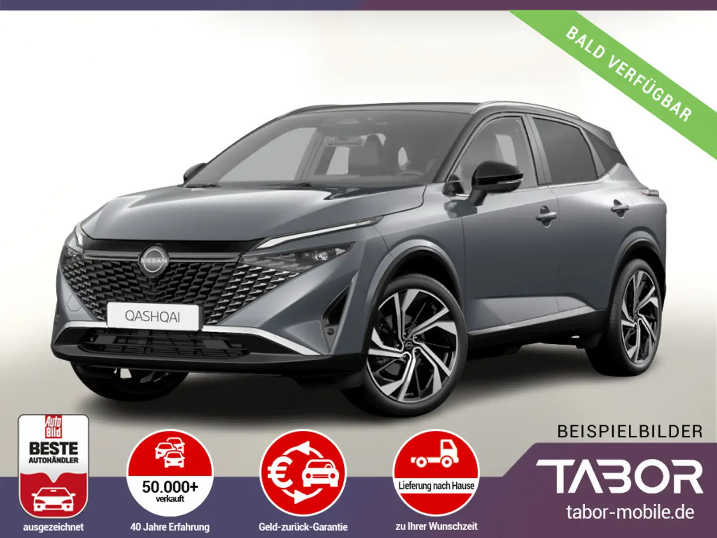 Nissan Qashqai MHEV 158 CVT Tekna+ 20Z Pano BOSE Nav Grau - 2