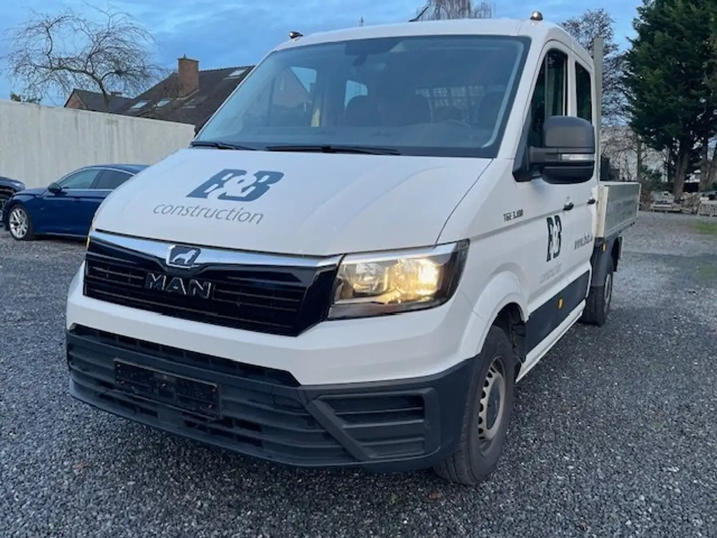 MAN TGE 3.180 Dubbel Cabine 7PL,  3.5T Blanc - 2