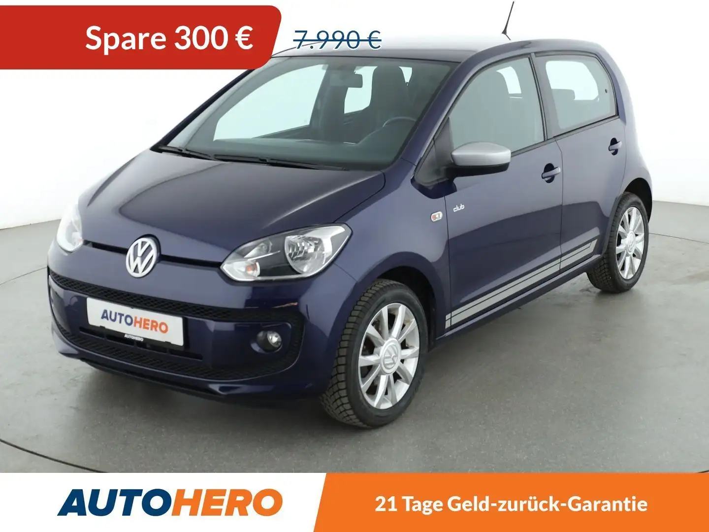 Volkswagen up! 1.0 Club up!*SHZ*KLIMA*GARANTIE* Blau - 1