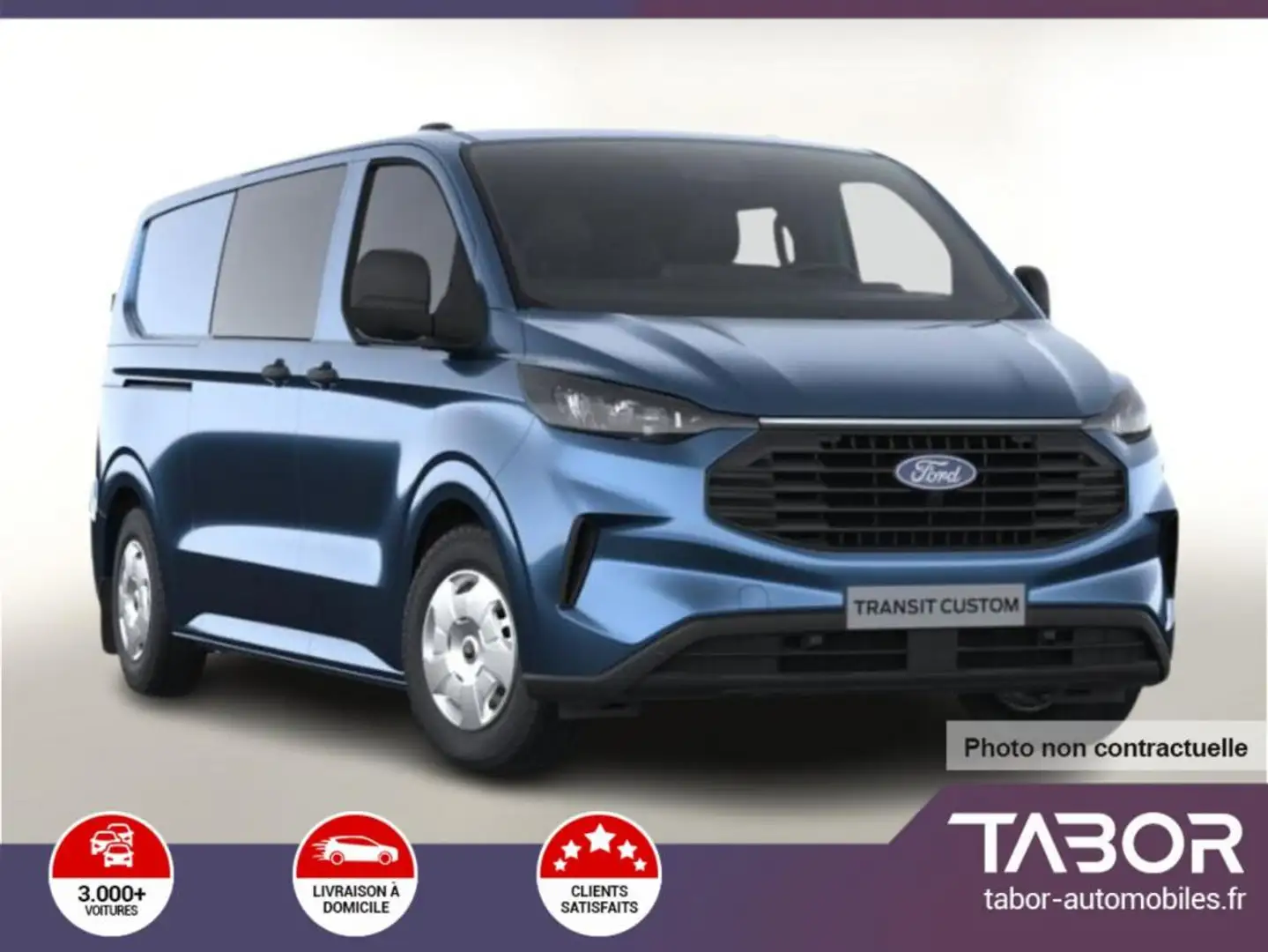 Ford Transit Custom DCiV TDCi 170 Aut Trend 320 Bleu - 1