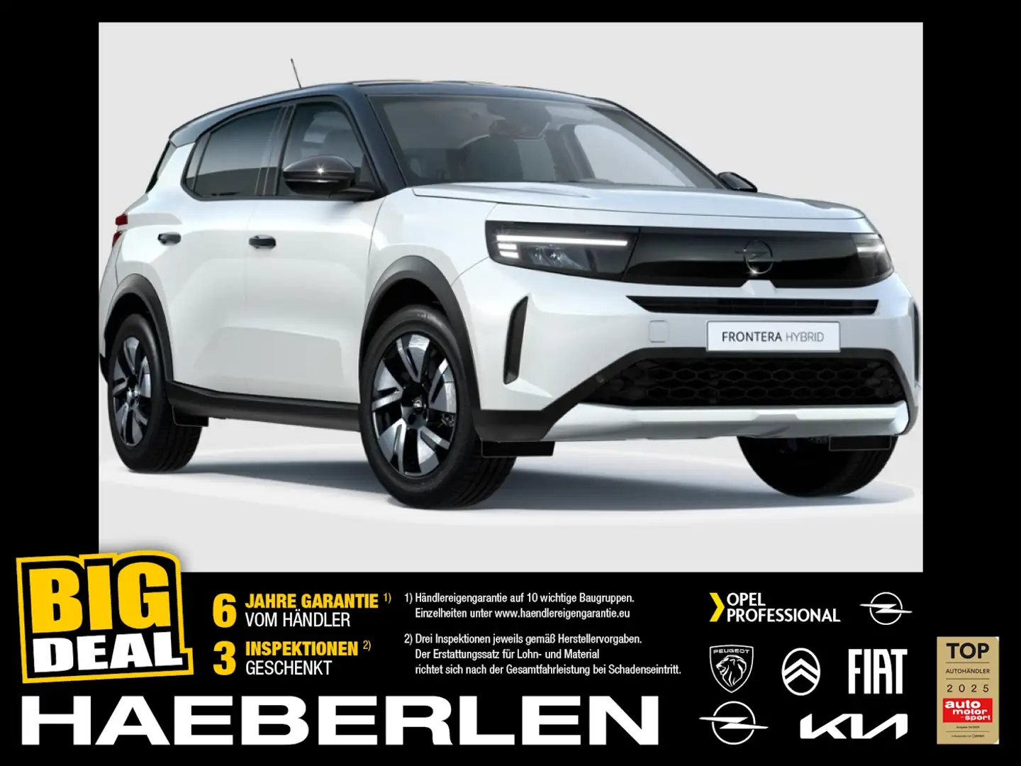 Opel Frontera GS 1.2 MHEV *Navi*Sitzheizung*17''Alu* Blanc - 1