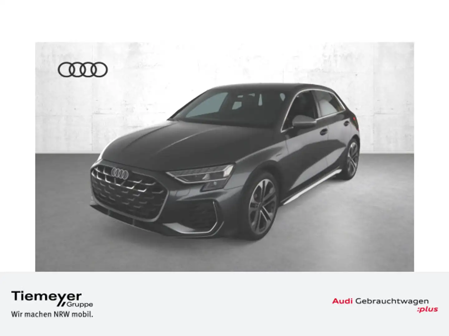 Audi S3 TFSI Q LEDER SOUND NAVI+ SITZHZ Grau - 1