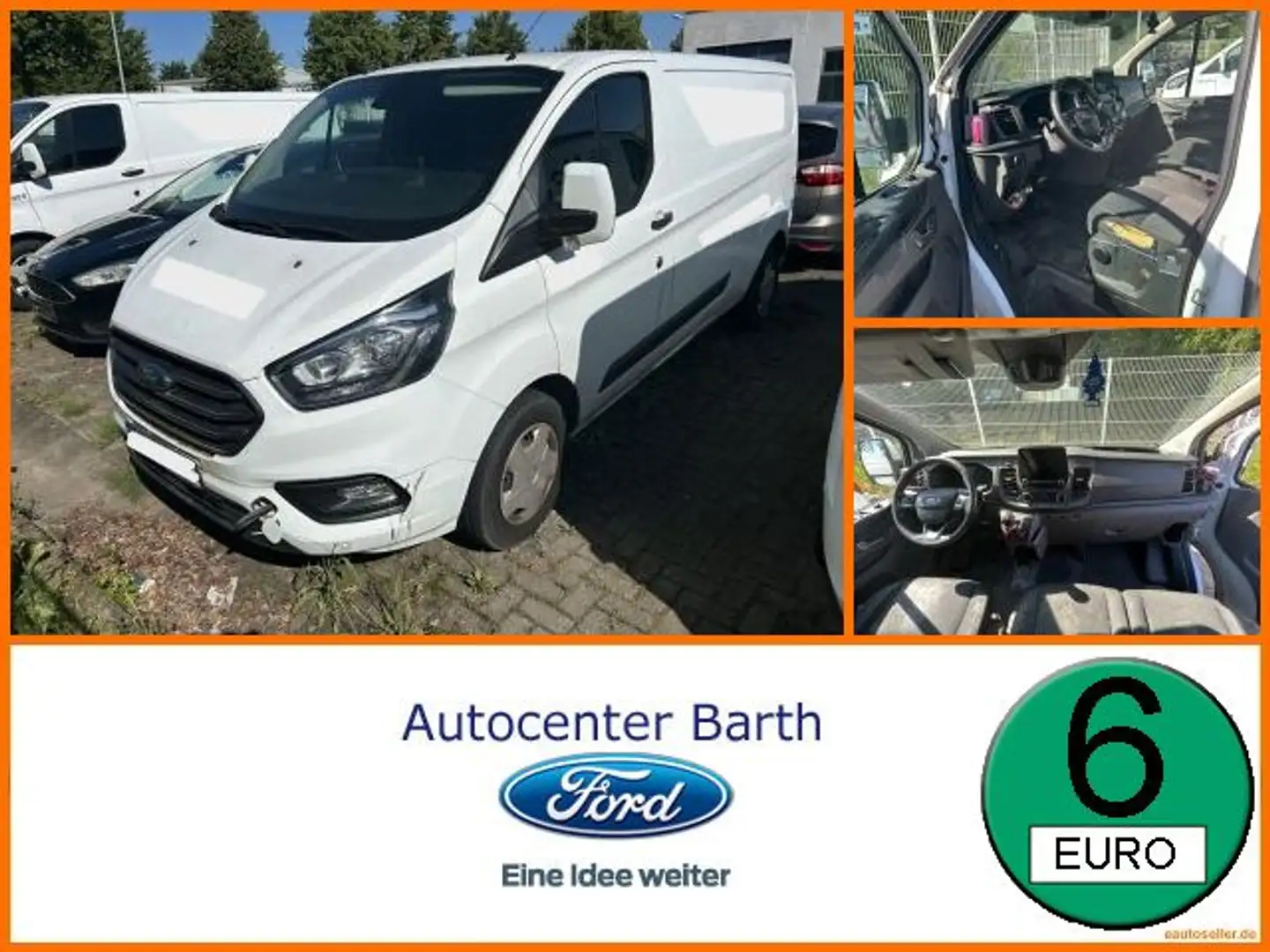 Ford Transit Custom Kasten 2.0 TDCi 300 L2  Trend Zahnr Blanco - 1