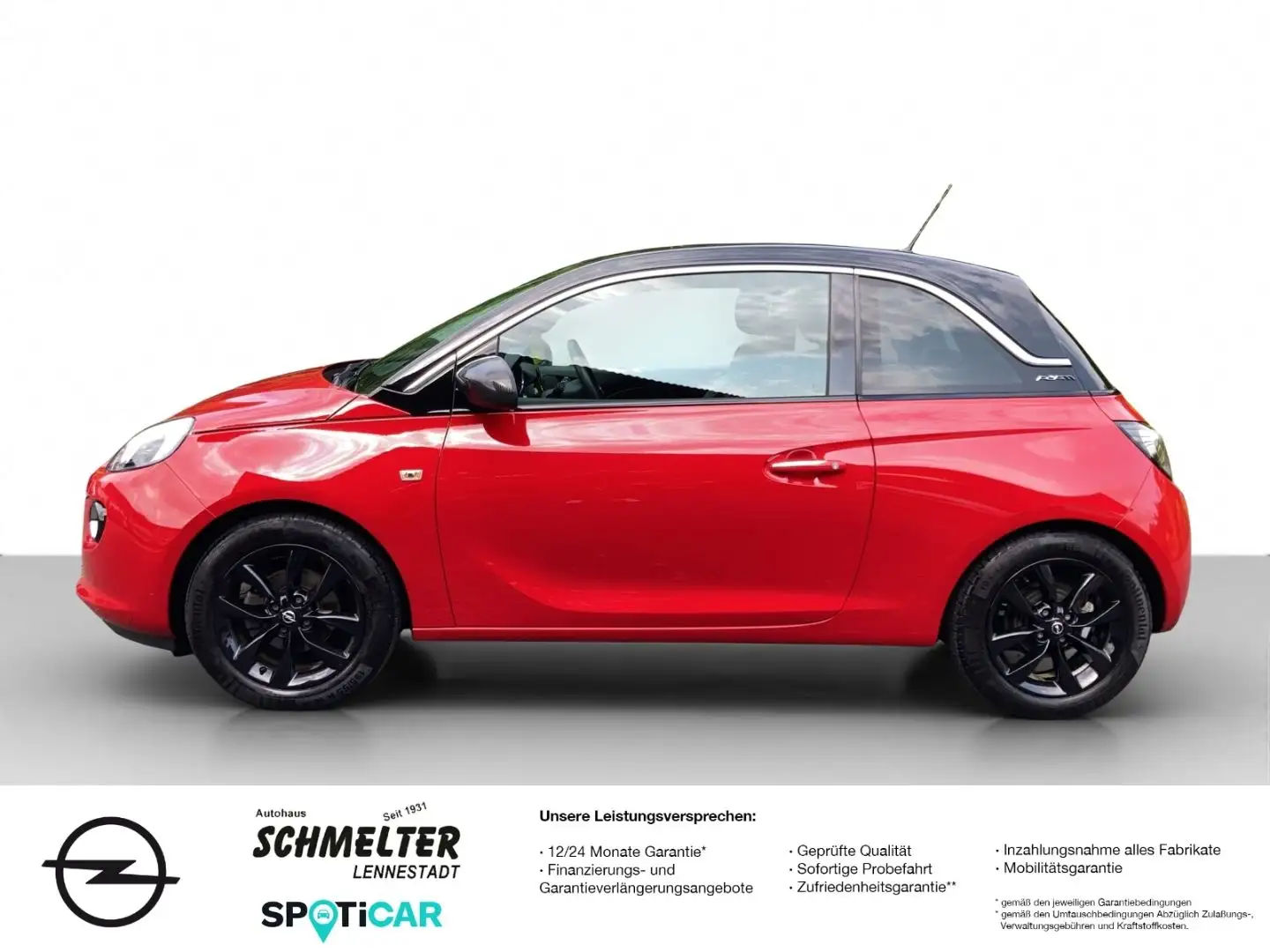 Opel Adam 120 Jahre 1.4 Klima Alu Multimedia usw. Rot - 2