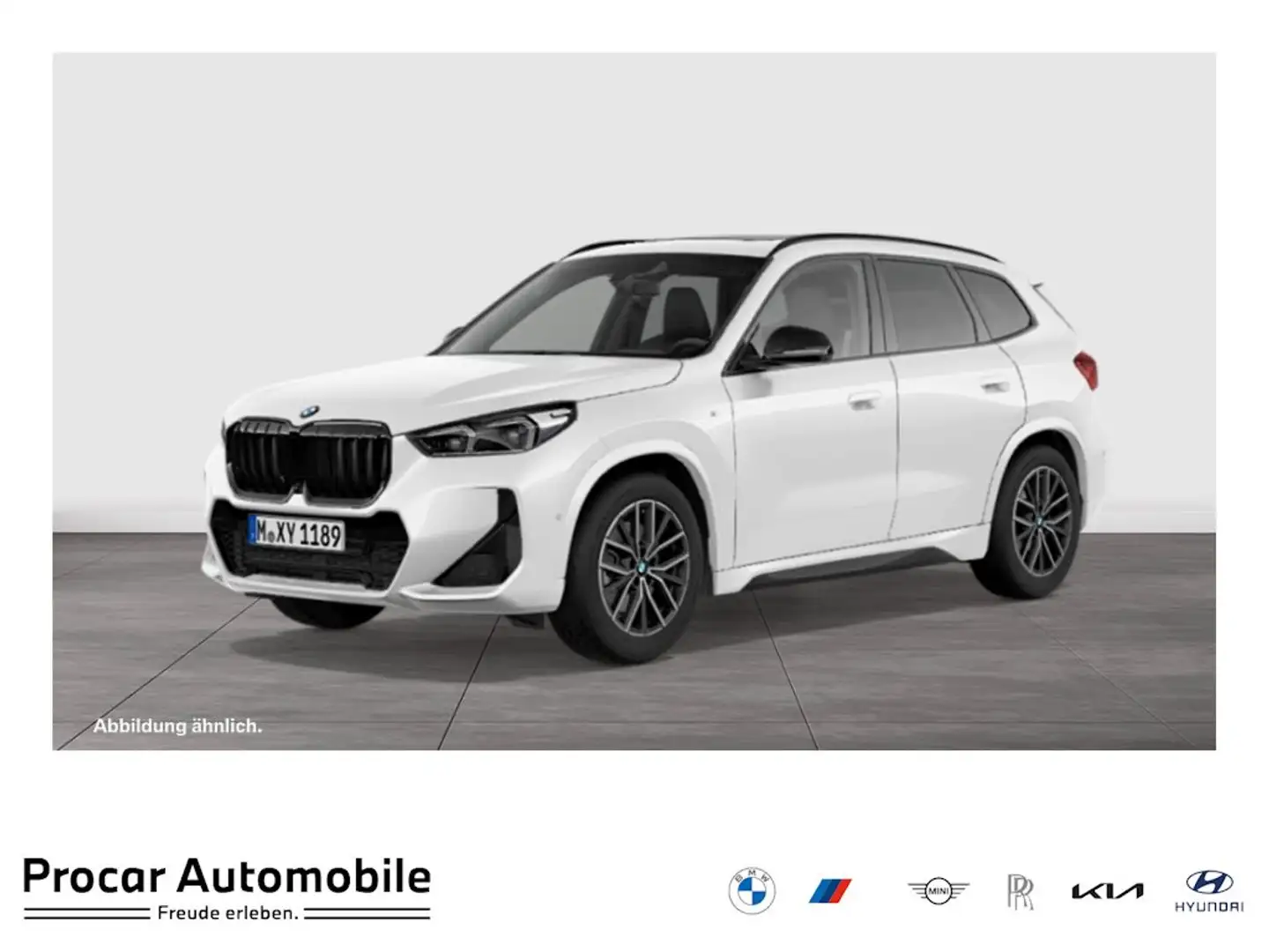 BMW X1 xDrive23i M Sport HUD PANO AHK RFK NAVI LED Weiß - 1
